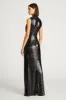 Magdalena Gown In Sequin sold by H by Halston