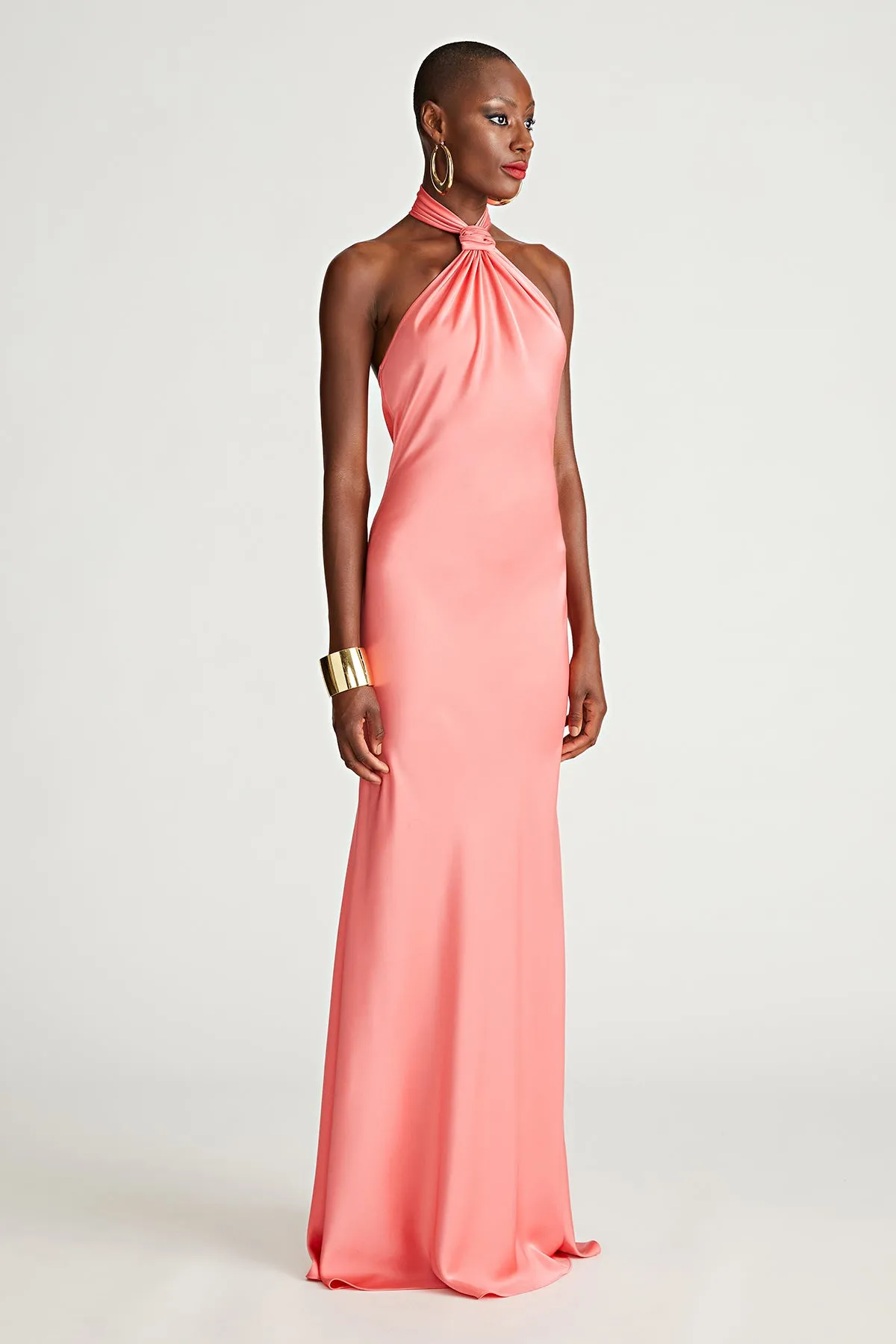 Emie Gown In Satin sold by H by Halston product image thumbnail 3