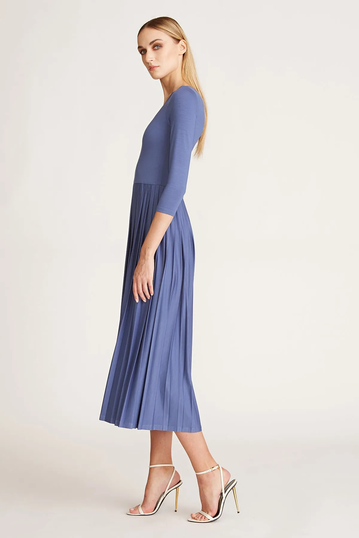 Amy Pleated T-Dress sold by H by Halston product image thumbnail 3