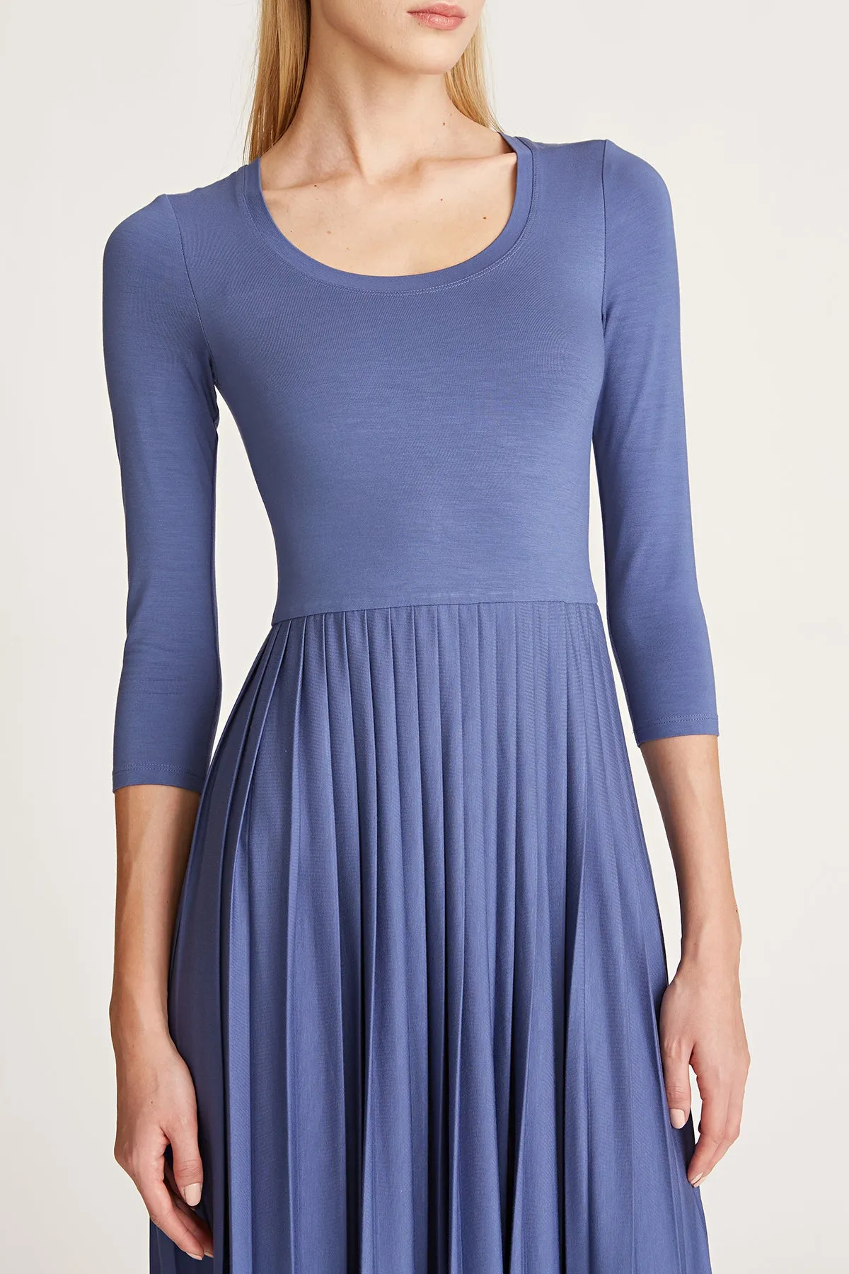 Amy Pleated T-Dress sold by H by Halston product image thumbnail 4