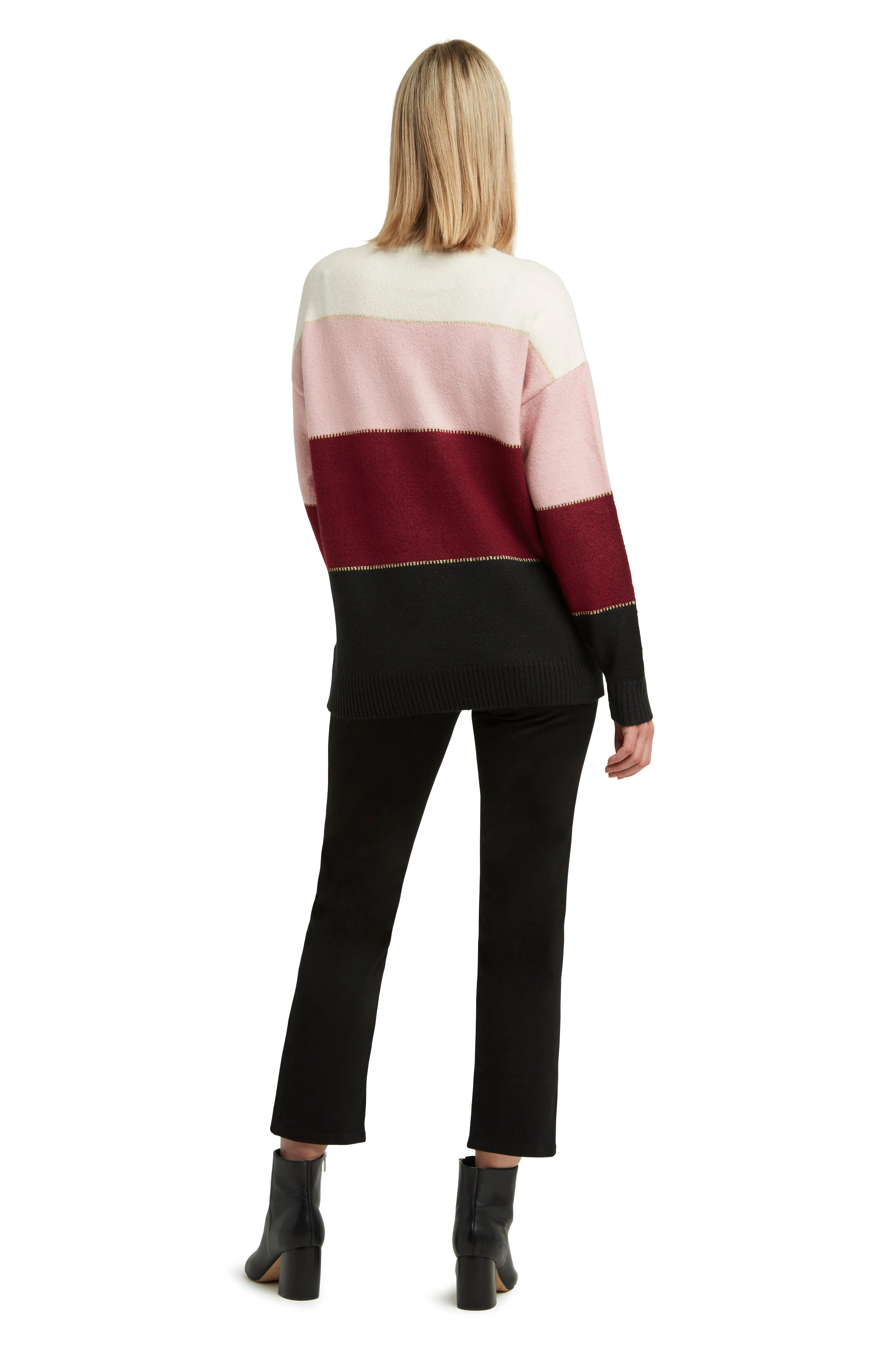Mock Neck Long Sleeve Pullover Sweater sold by H by Halston product image thumbnail 2