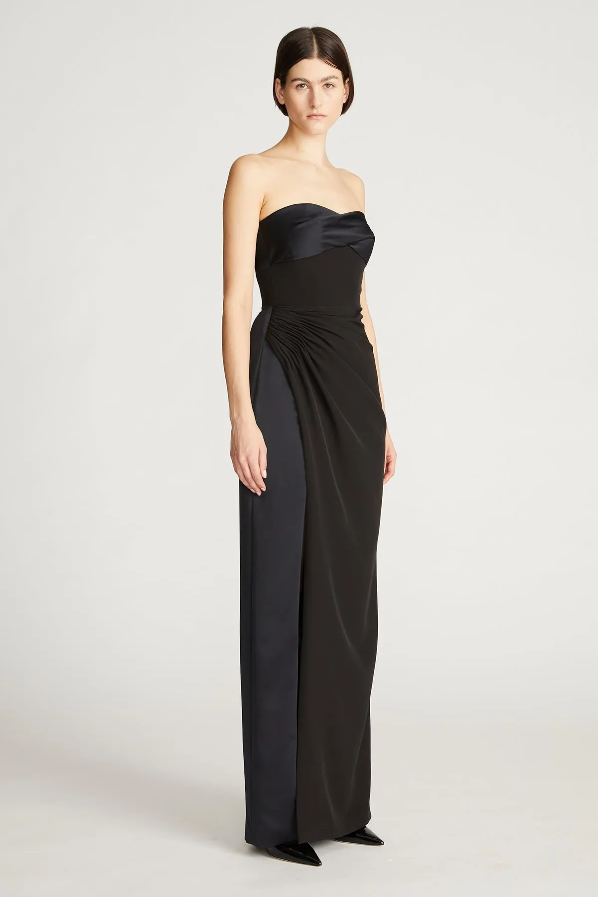 Esther Gown In Crepe And Satin sold by H by Halston product image thumbnail 4