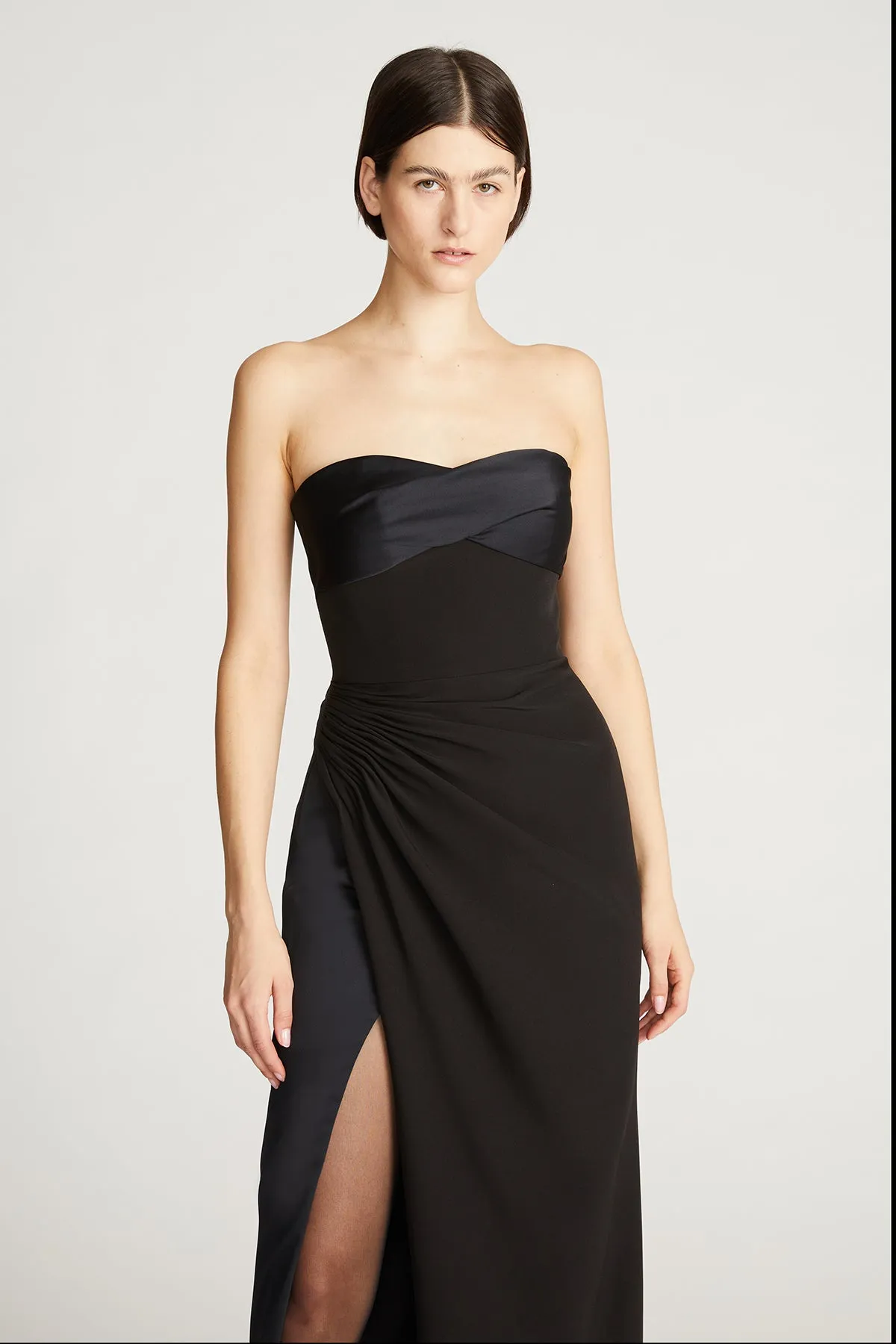 Esther Gown In Crepe And Satin sold by H by Halston product image thumbnail 3