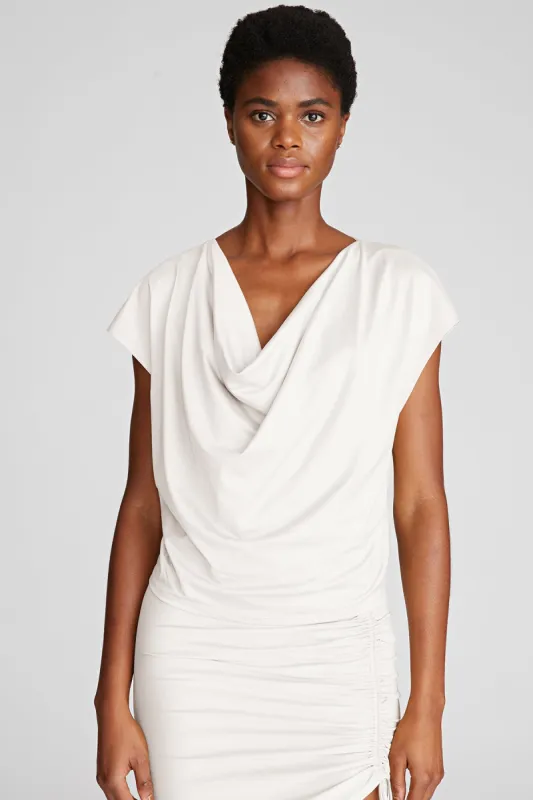 Soto Top In Luxe Jersey sold by H by Halston