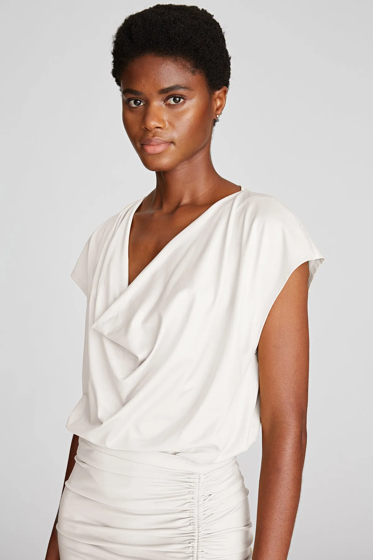 Soto Top In Luxe Jersey sold by H by Halston product image thumbnail 5