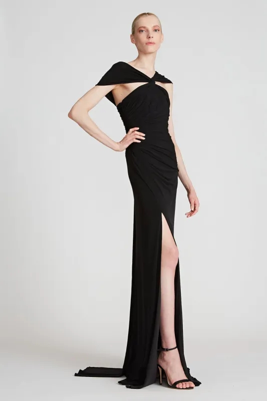 Portia Jersey Gown sold by H by Halston