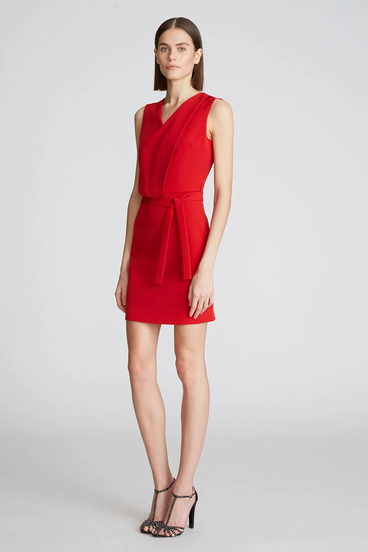 Aisha Dress In Stretch Crepe sold by H by Halston product image thumbnail 3