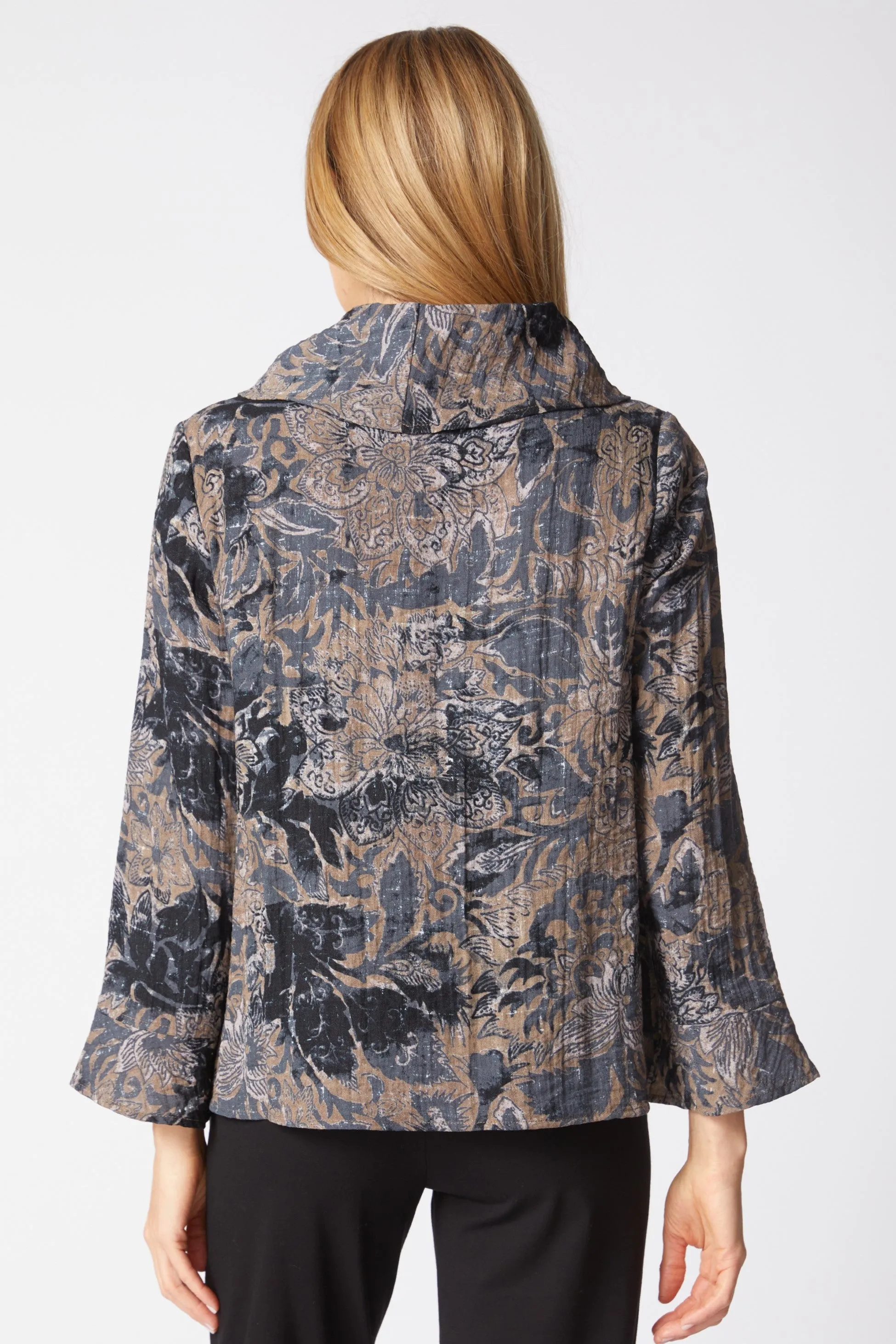 Express Travel Jacobian Floral Cowl Pullover sold by Habitat product image thumbnail 2