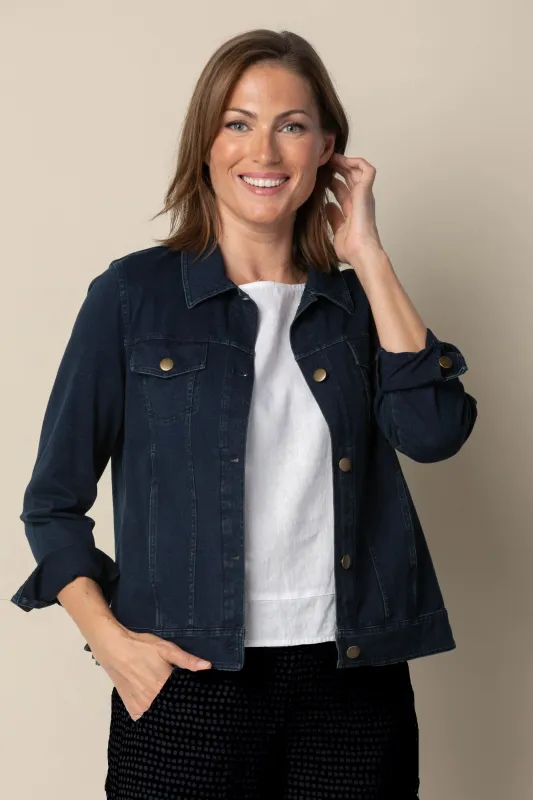 Stonewash Knit Jean Jacket sold by Habitat