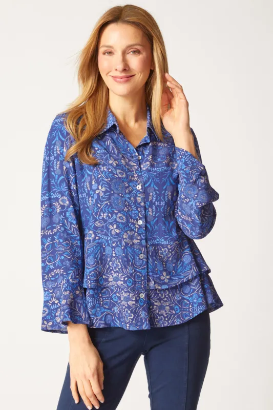 Off The Vine Double Flounce Shirt sold by Habitat
