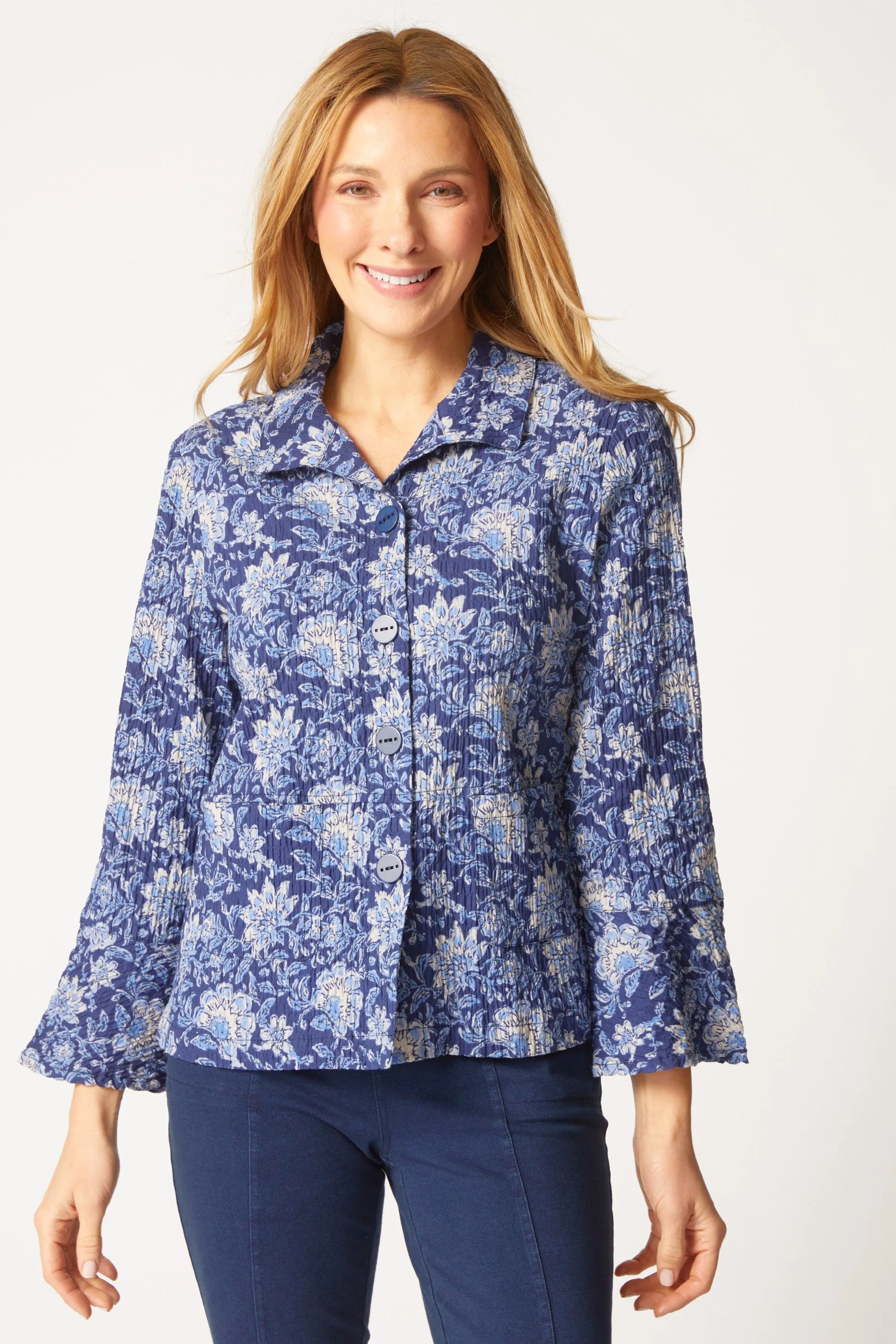 Batik Floral Flounce Jacket sold by Habitat product image thumbnail 3