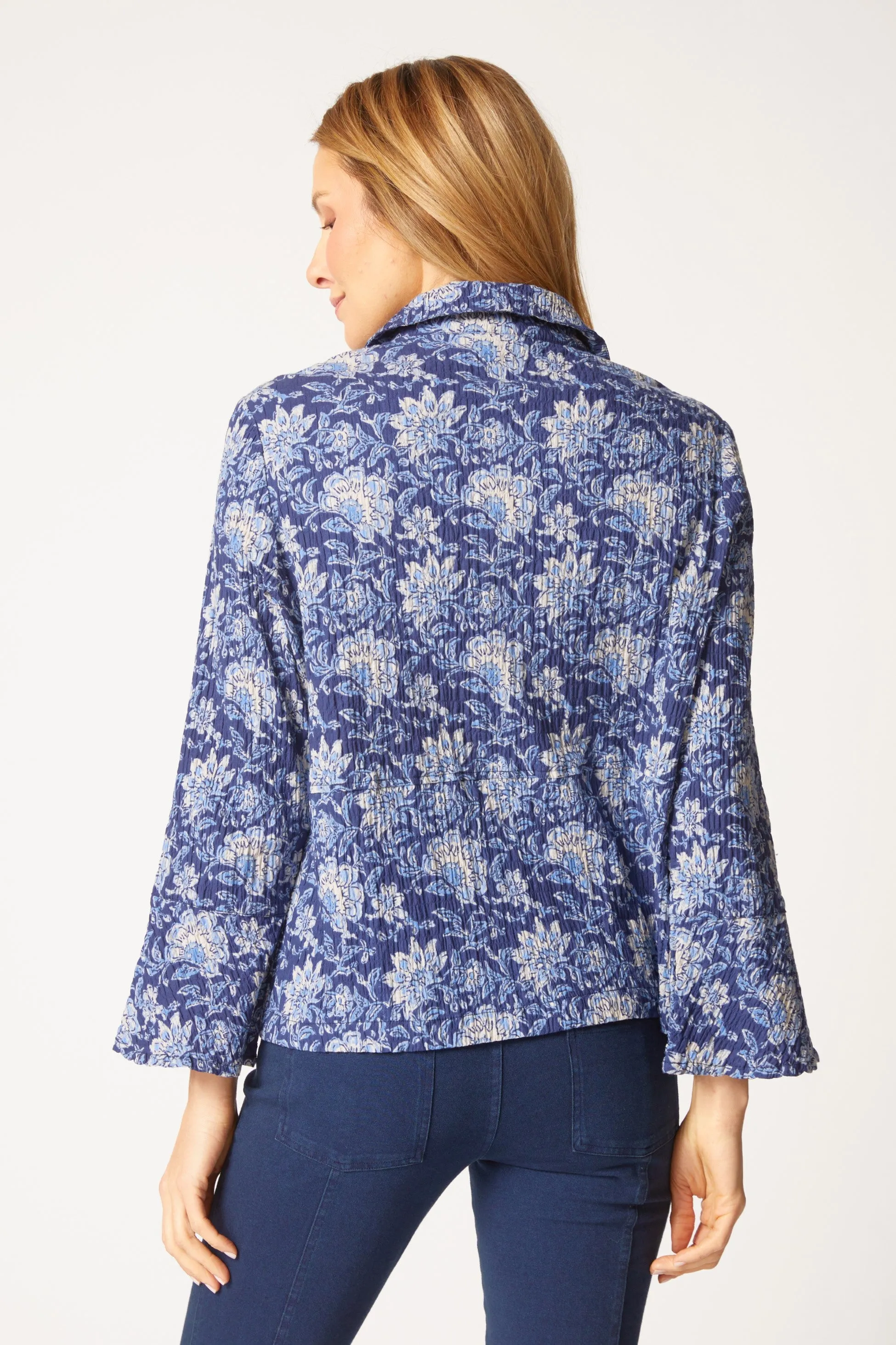 Batik Floral Flounce Jacket sold by Habitat product image thumbnail 4