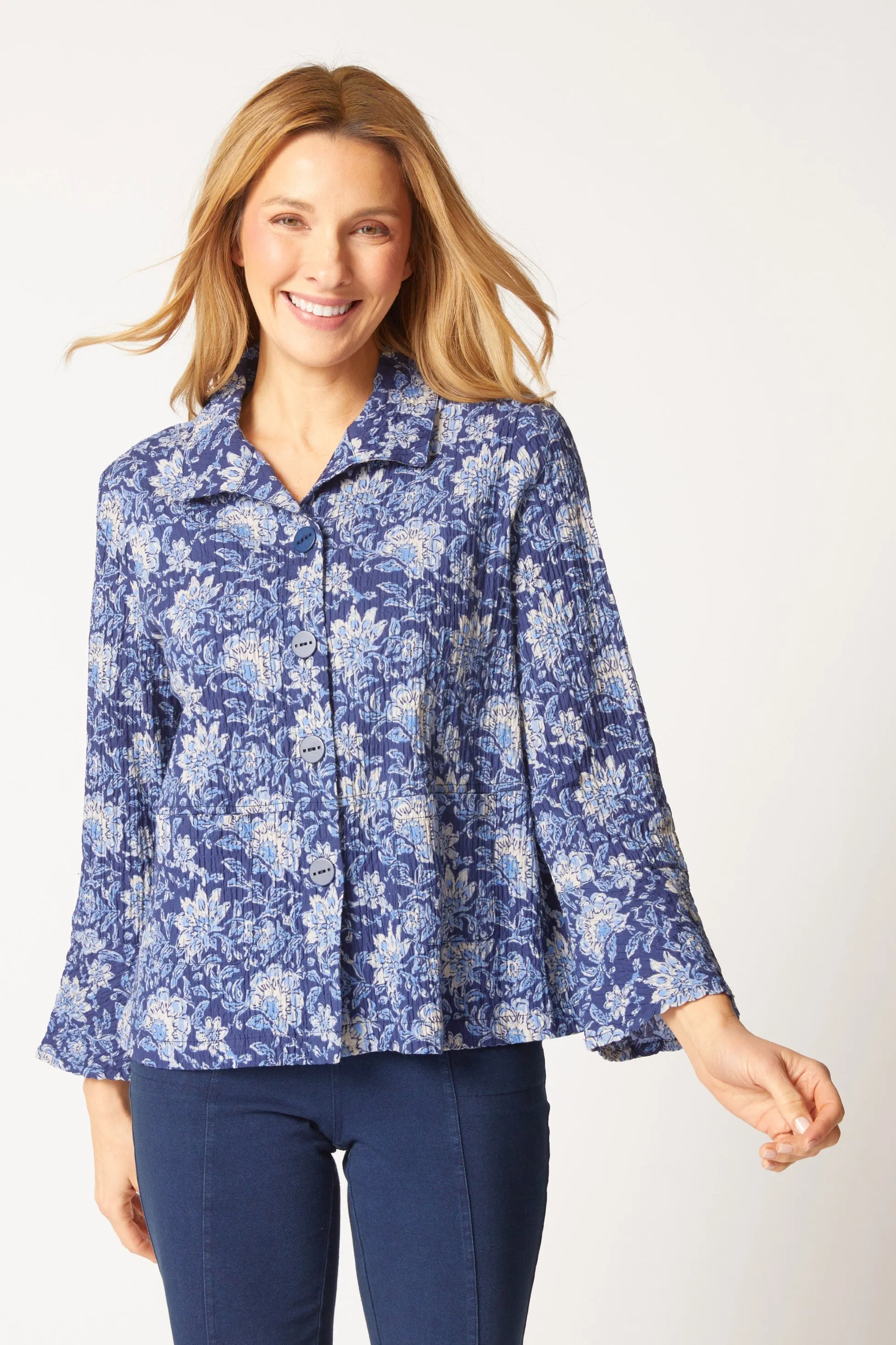 Batik Floral Flounce Jacket sold by Habitat product image thumbnail 2