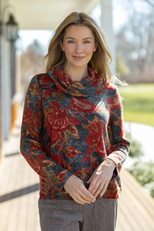 Autumn Paisley Easy Cowl Neck sold by Habitat