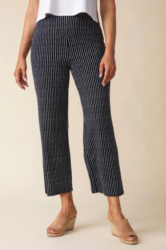Core Travel Bamboo Stripe Flood Pant sold by Habitat