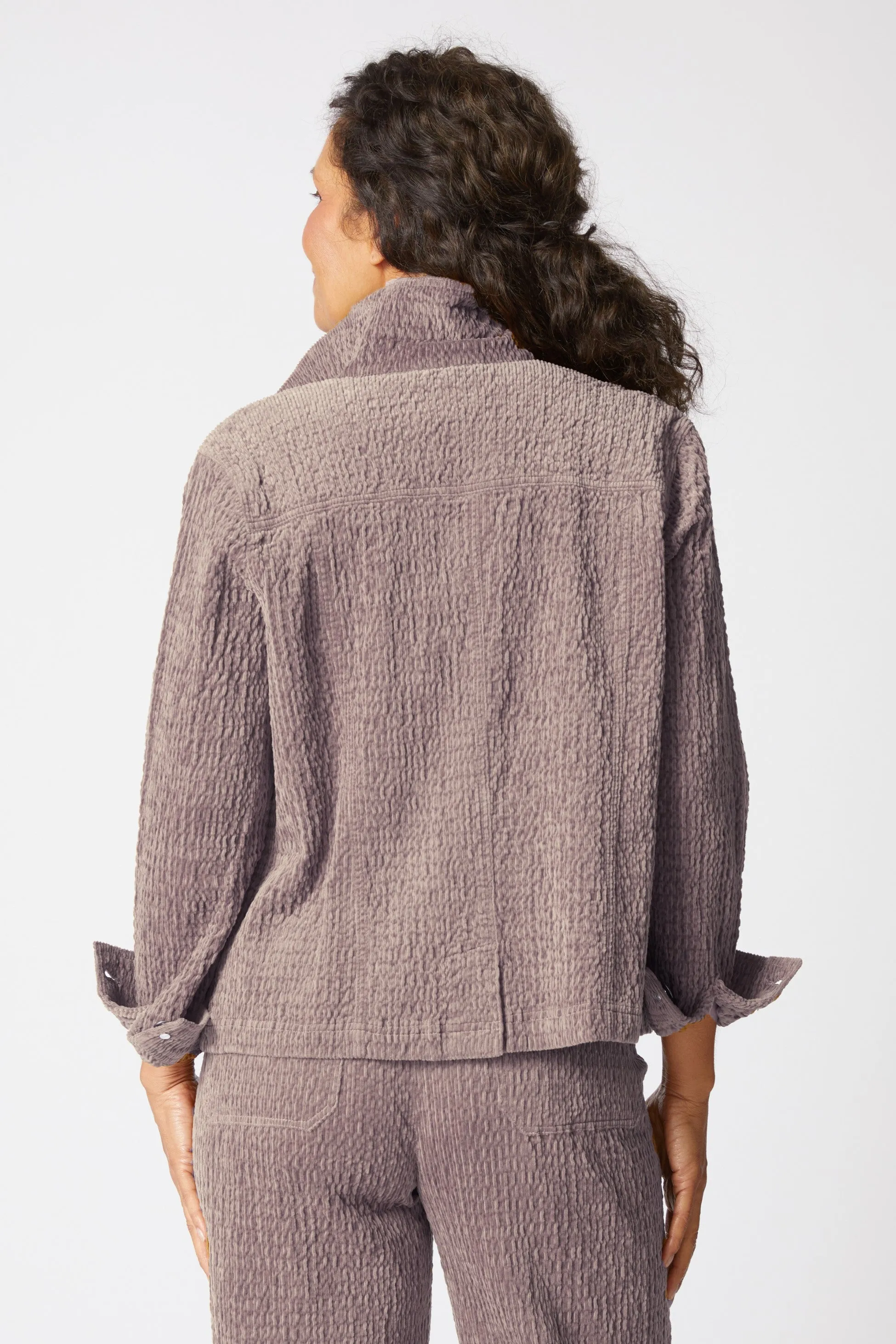 Rustic Stretch Cord Boyfriend Jacket sold by Habitat product image thumbnail 3