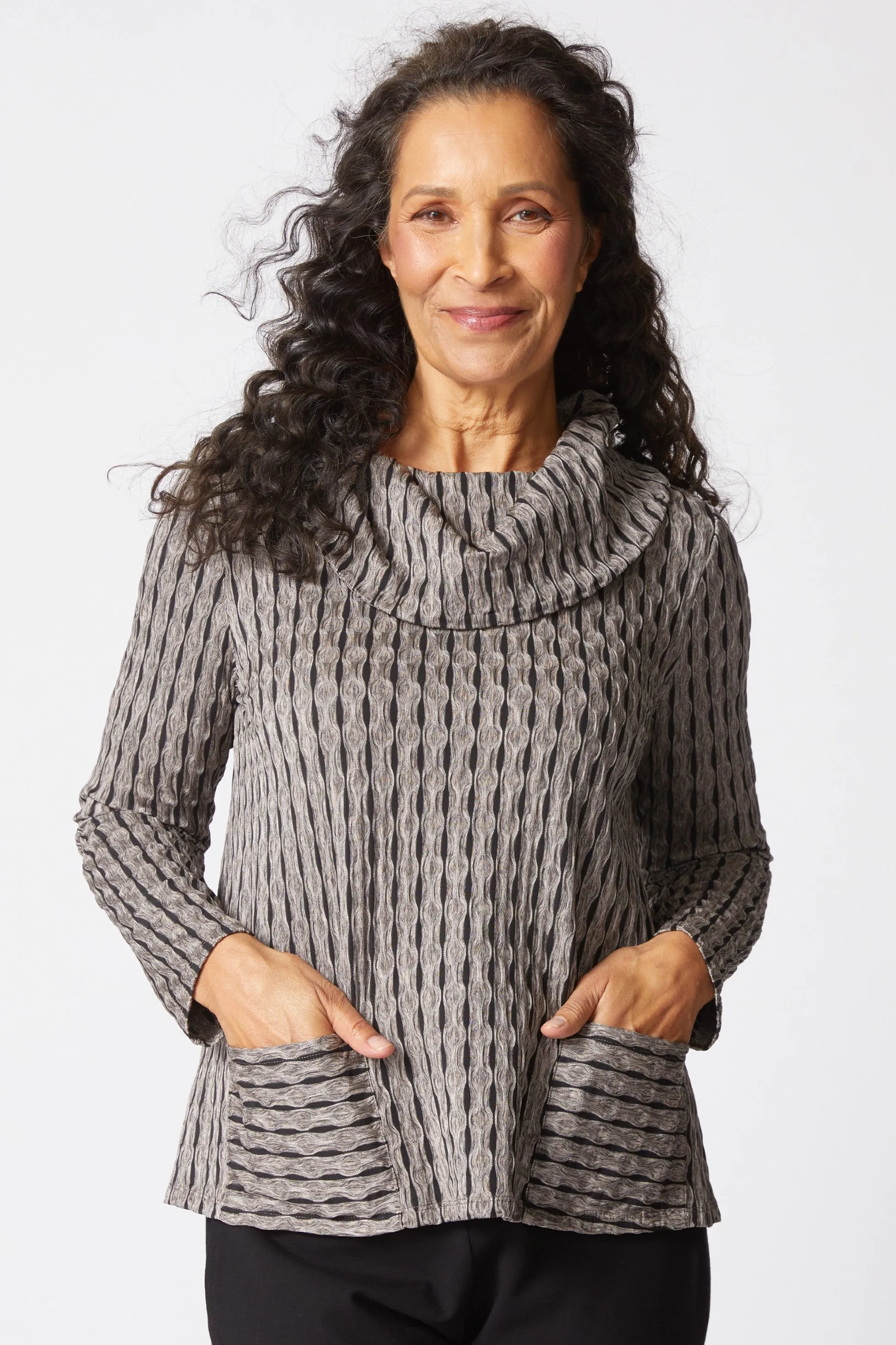 Newport Knit City Cowl Neck Top sold by Habitat product image thumbnail 4