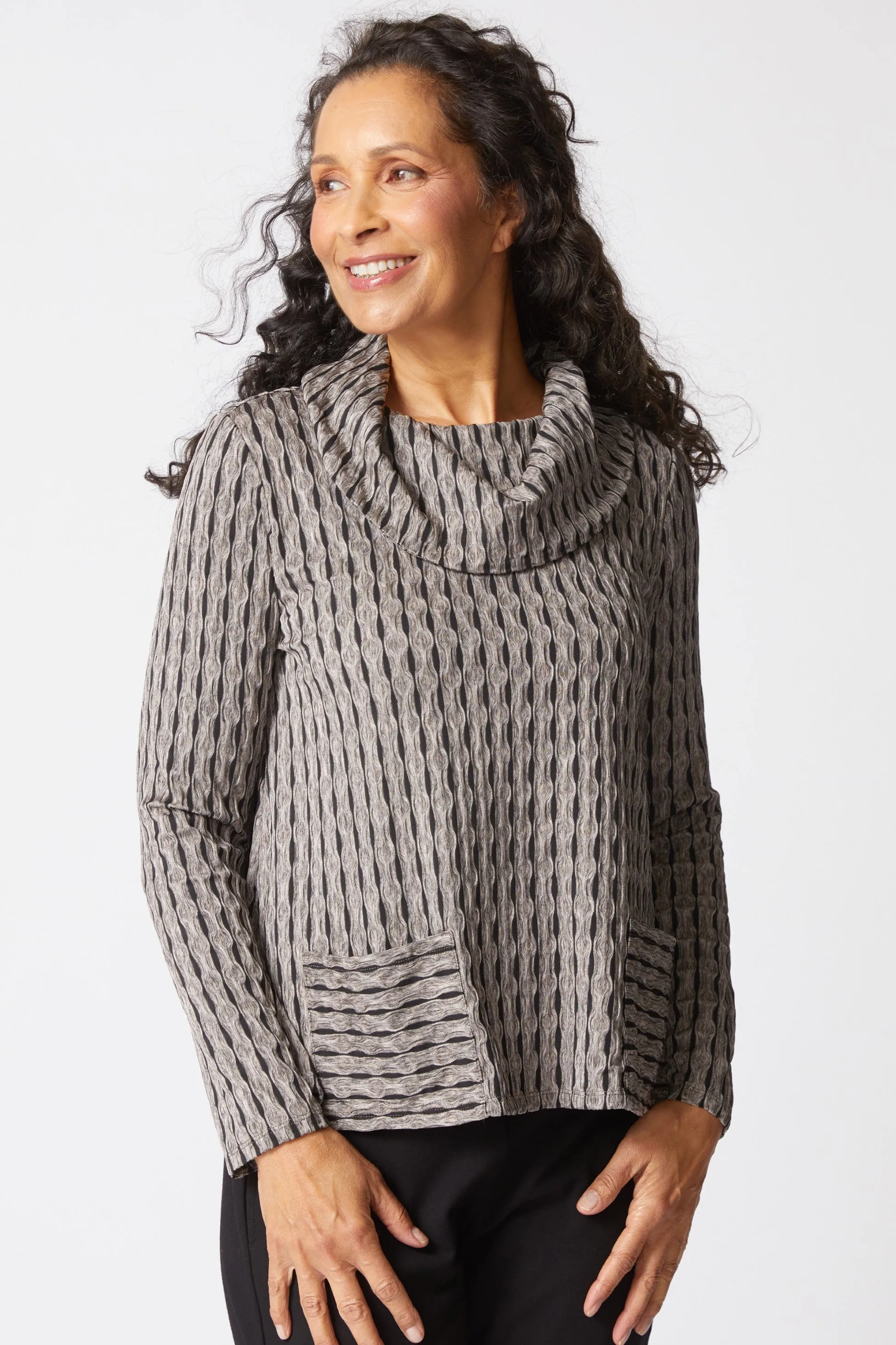 Newport Knit City Cowl Neck Top sold by Habitat product image thumbnail 3