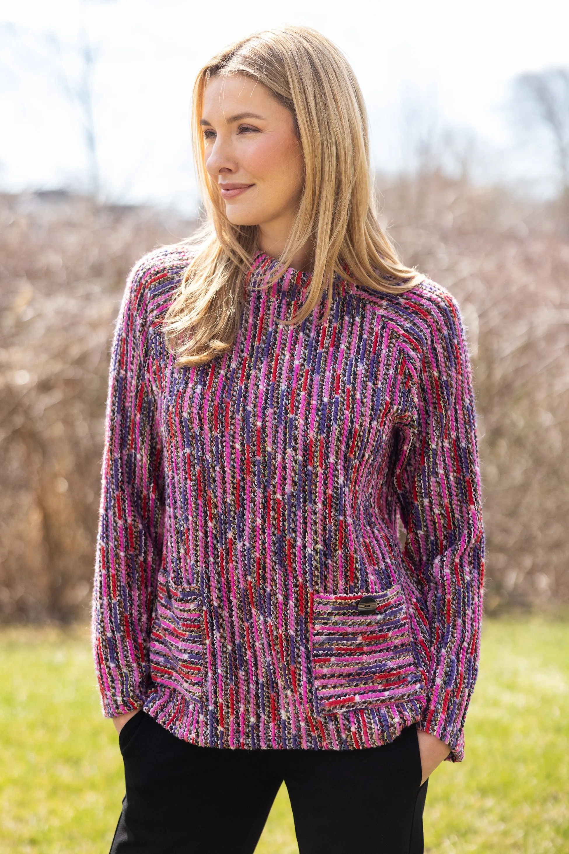 Mosaic Knit Pullover sold by Habitat