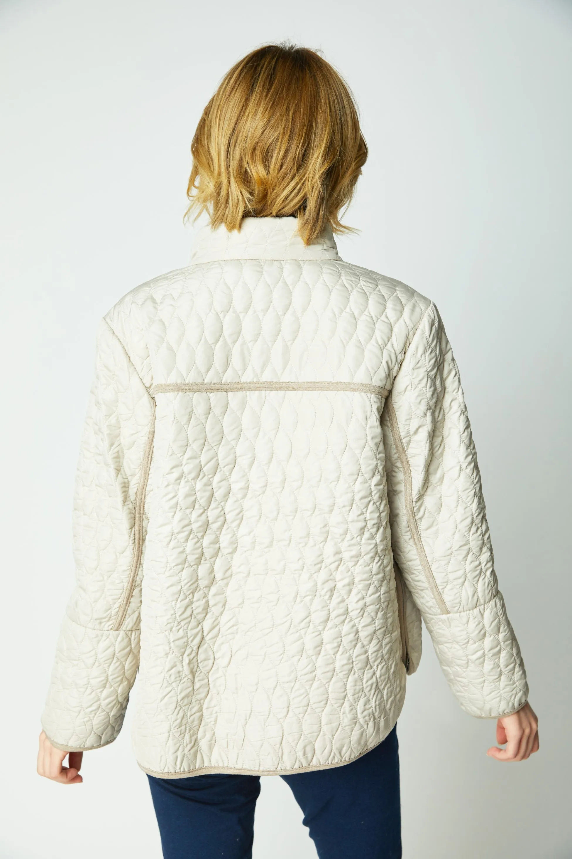 Double Faced Quilted Side Zipper Urban Jacket sold by Habitat product image thumbnail 3