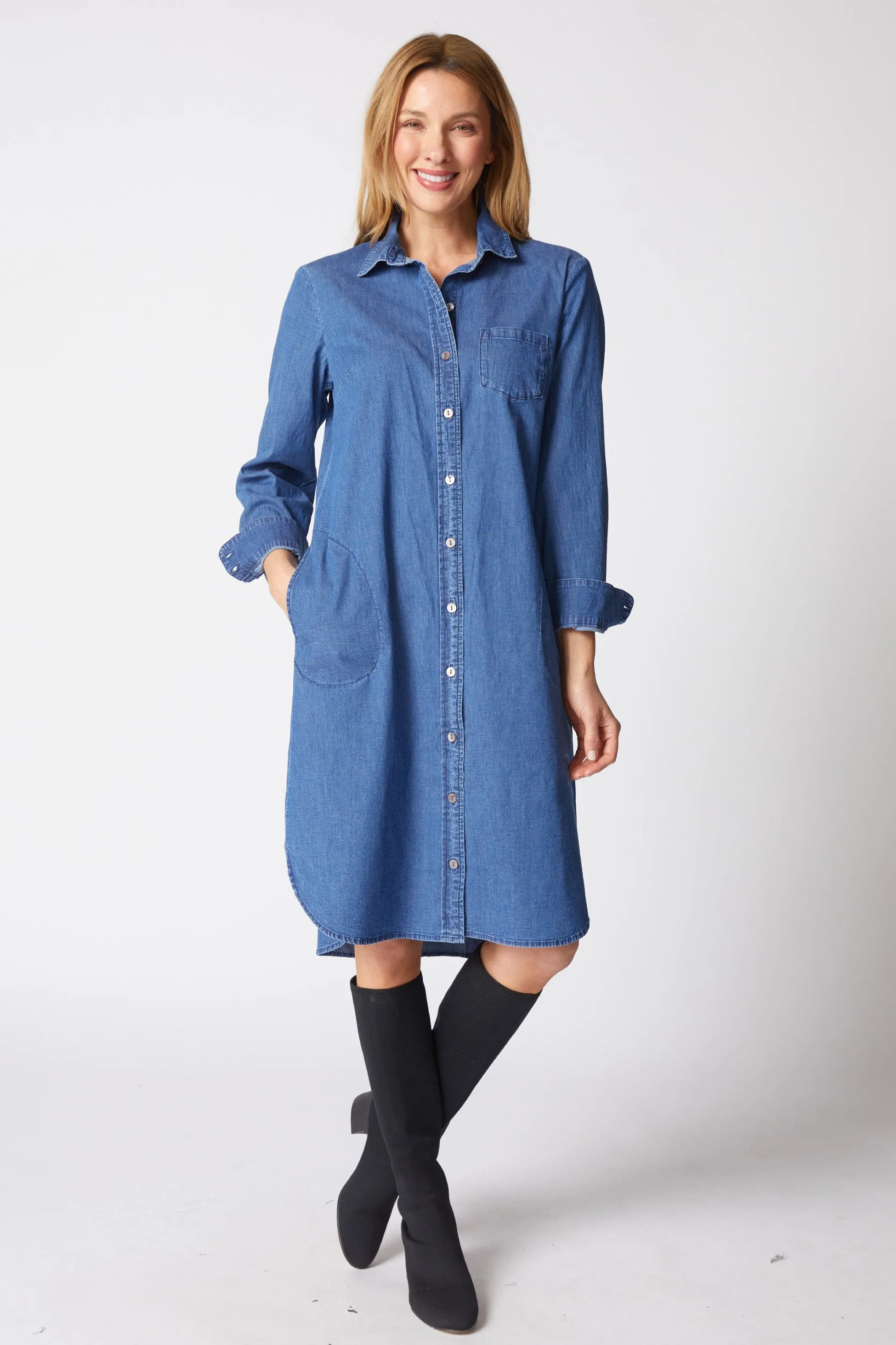 Denim Cafe Dress sold by Habitat