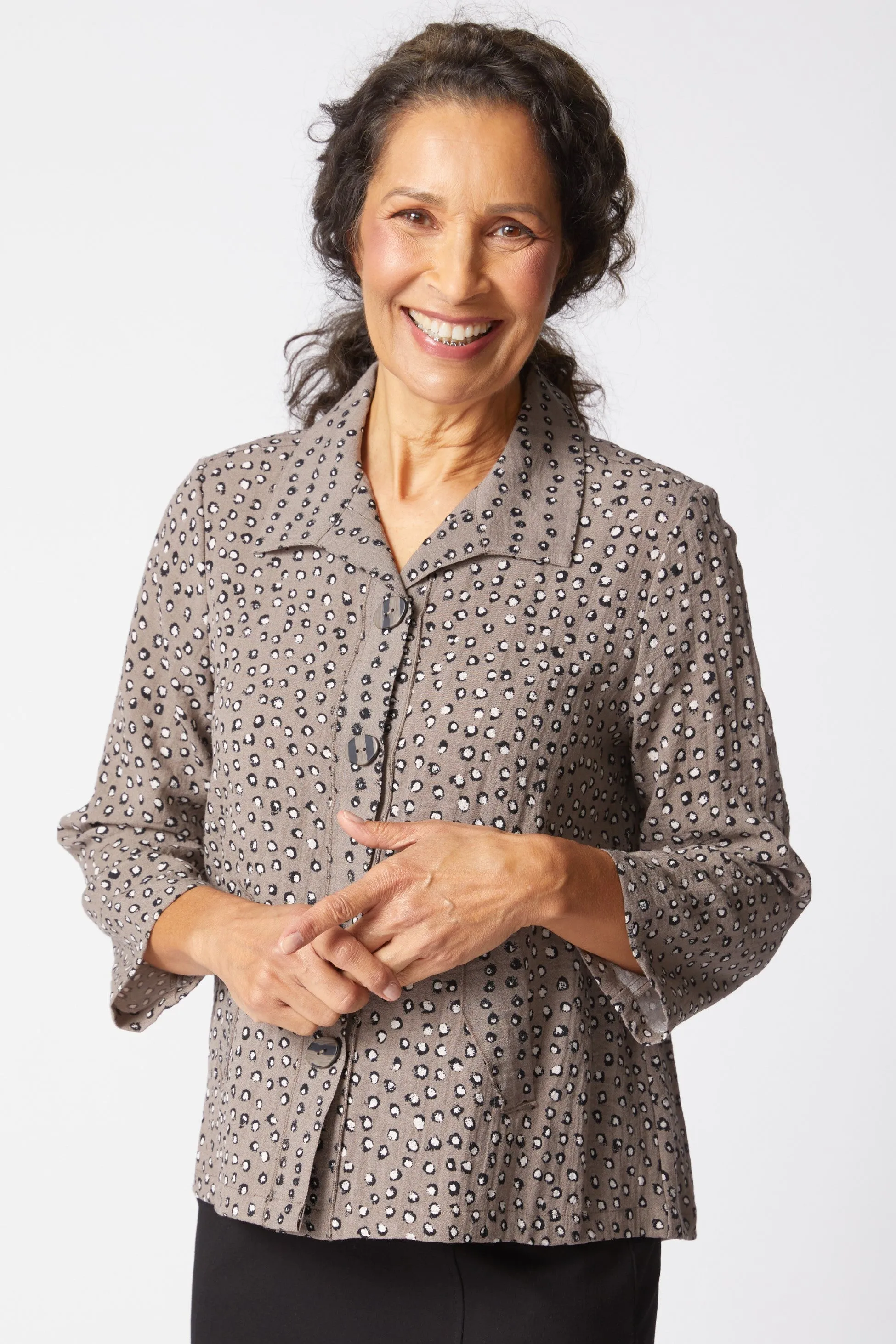 Express Travel Organic Dot Pleat Back Jacket sold by Habitat product image thumbnail 4