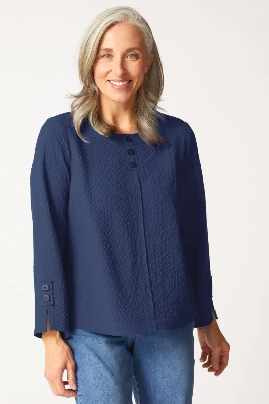 Pucker Weave Cafe Top sold by Habitat