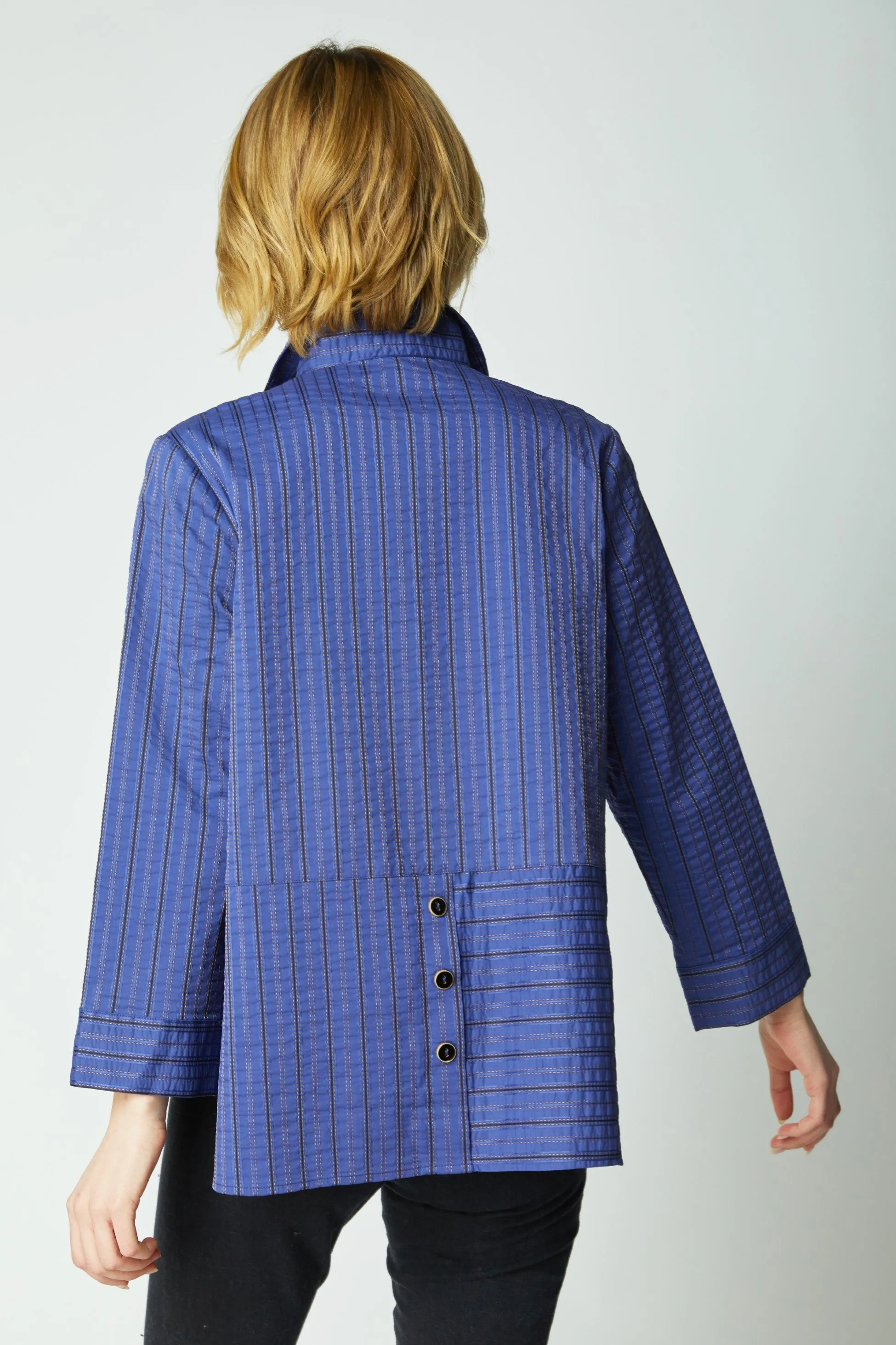 Eastside Stripe Shirt Jacket sold by Habitat product image thumbnail 5