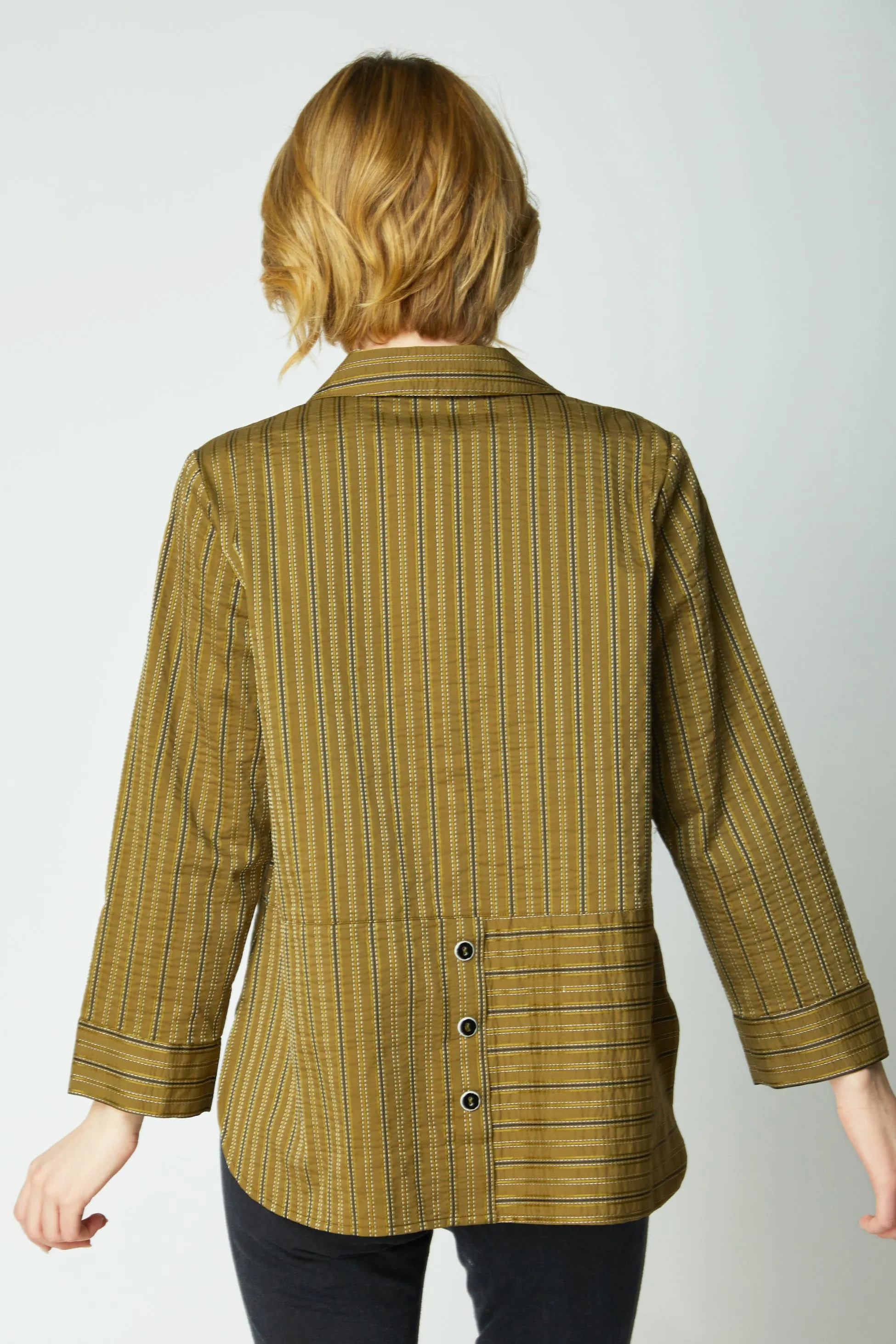 Eastside Stripe Shirt Jacket sold by Habitat product image thumbnail 2