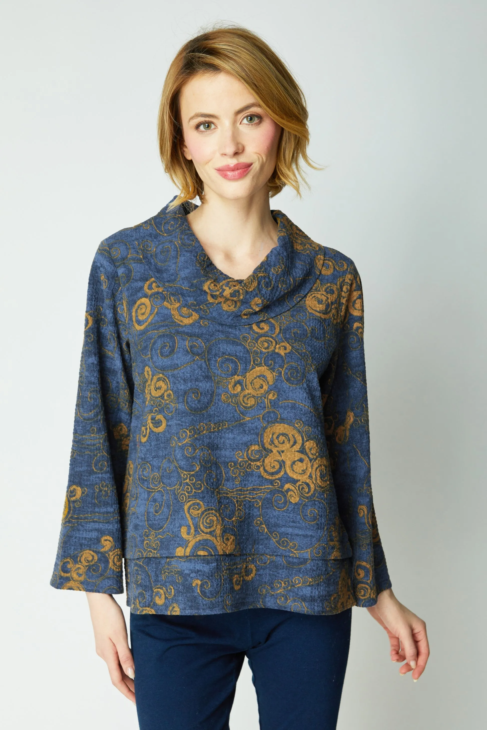 Pucker Weave Drape Neck Top sold by Habitat product image thumbnail 2