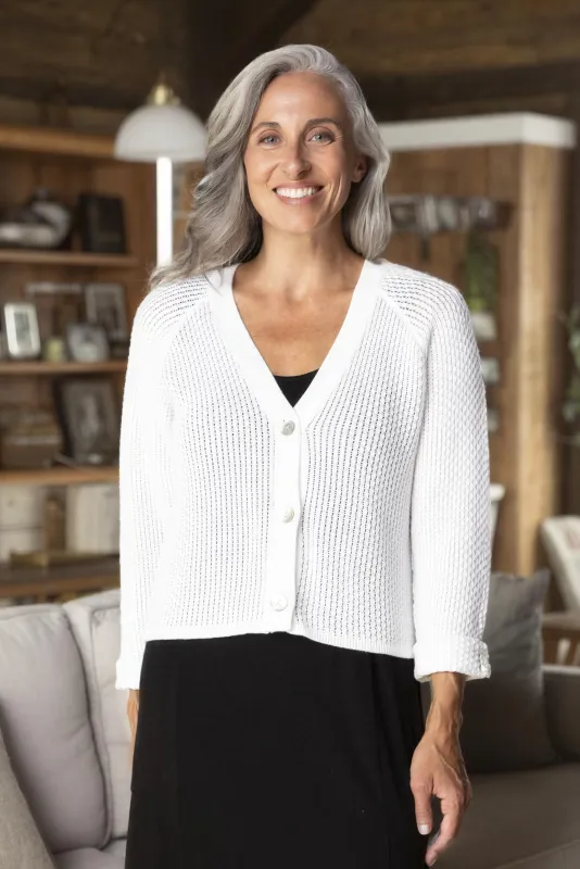 Coastal Crochet Cardigan sold by Habitat