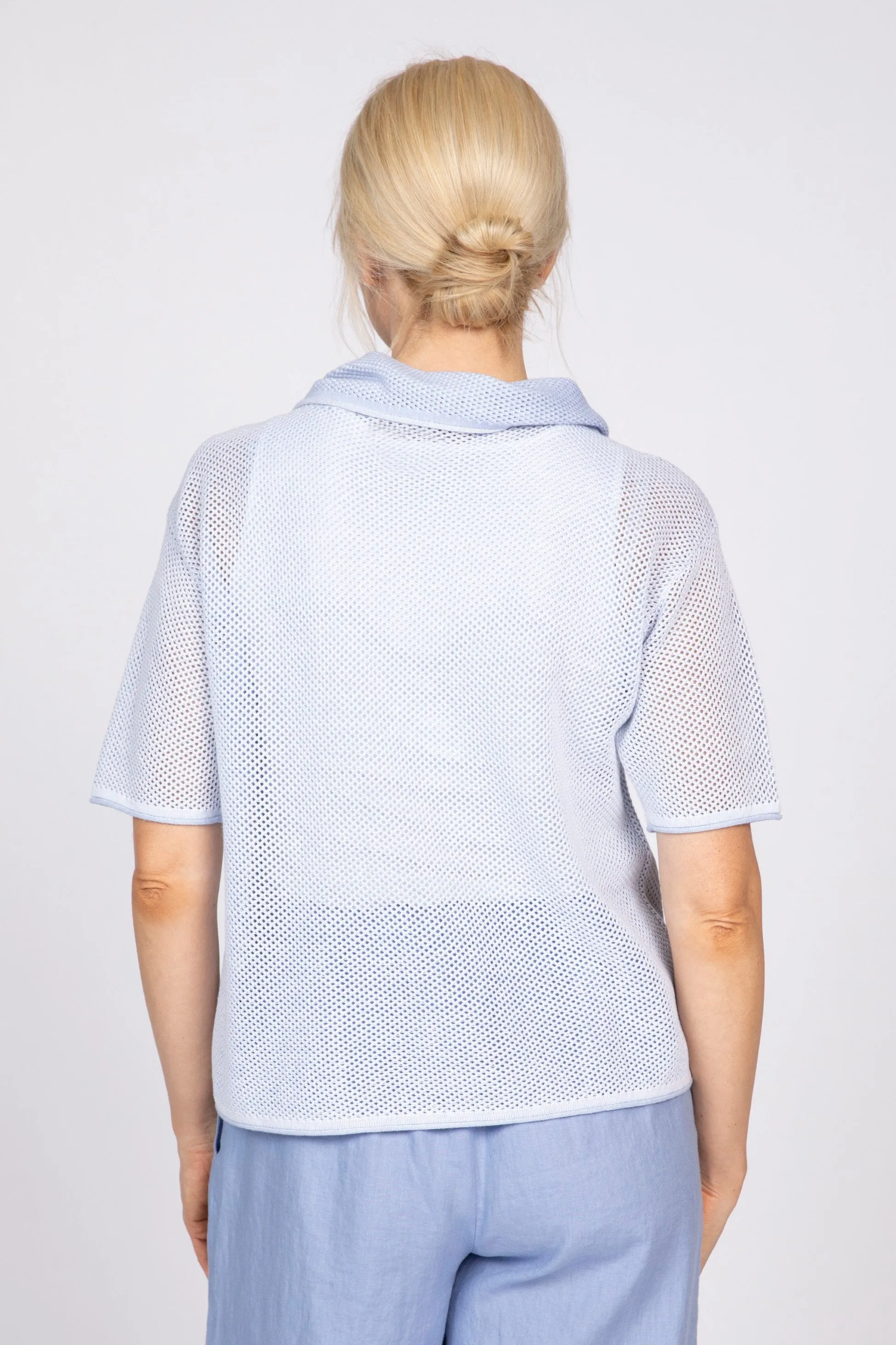 Mesh Stitch Drape Neck Topper sold by Habitat product image thumbnail 3