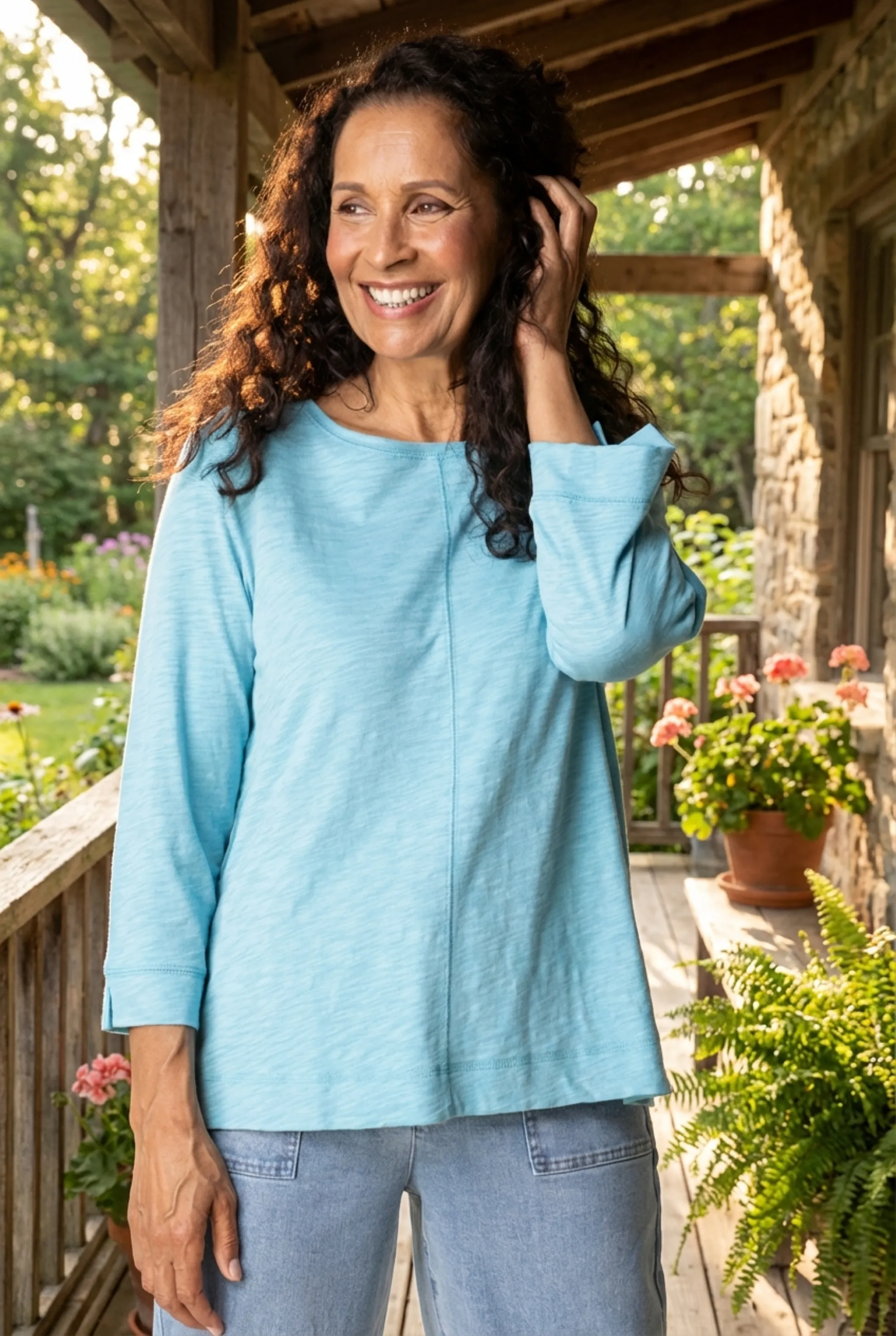 Peruvian Cotton Summer Boatneck sold by Habitat