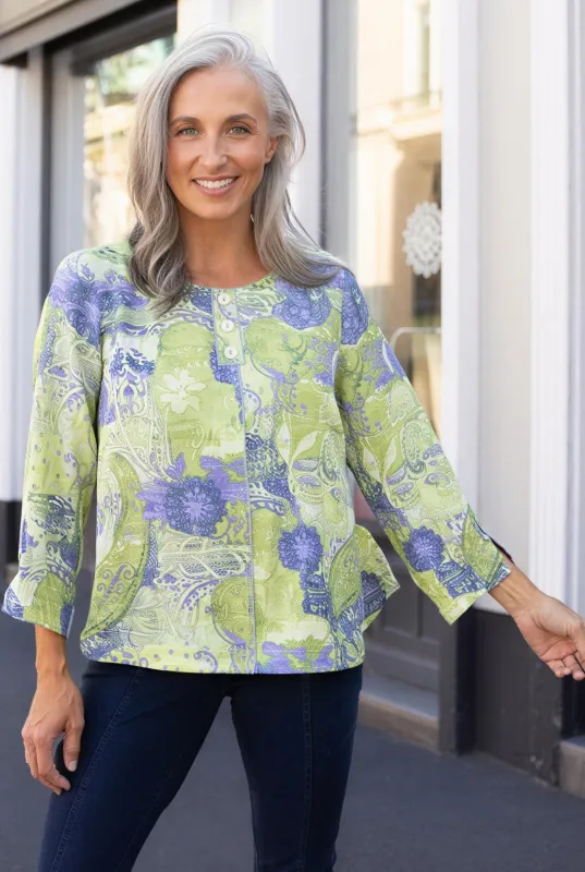 Destination Unknown Pleat Back Pullover made by Habitat