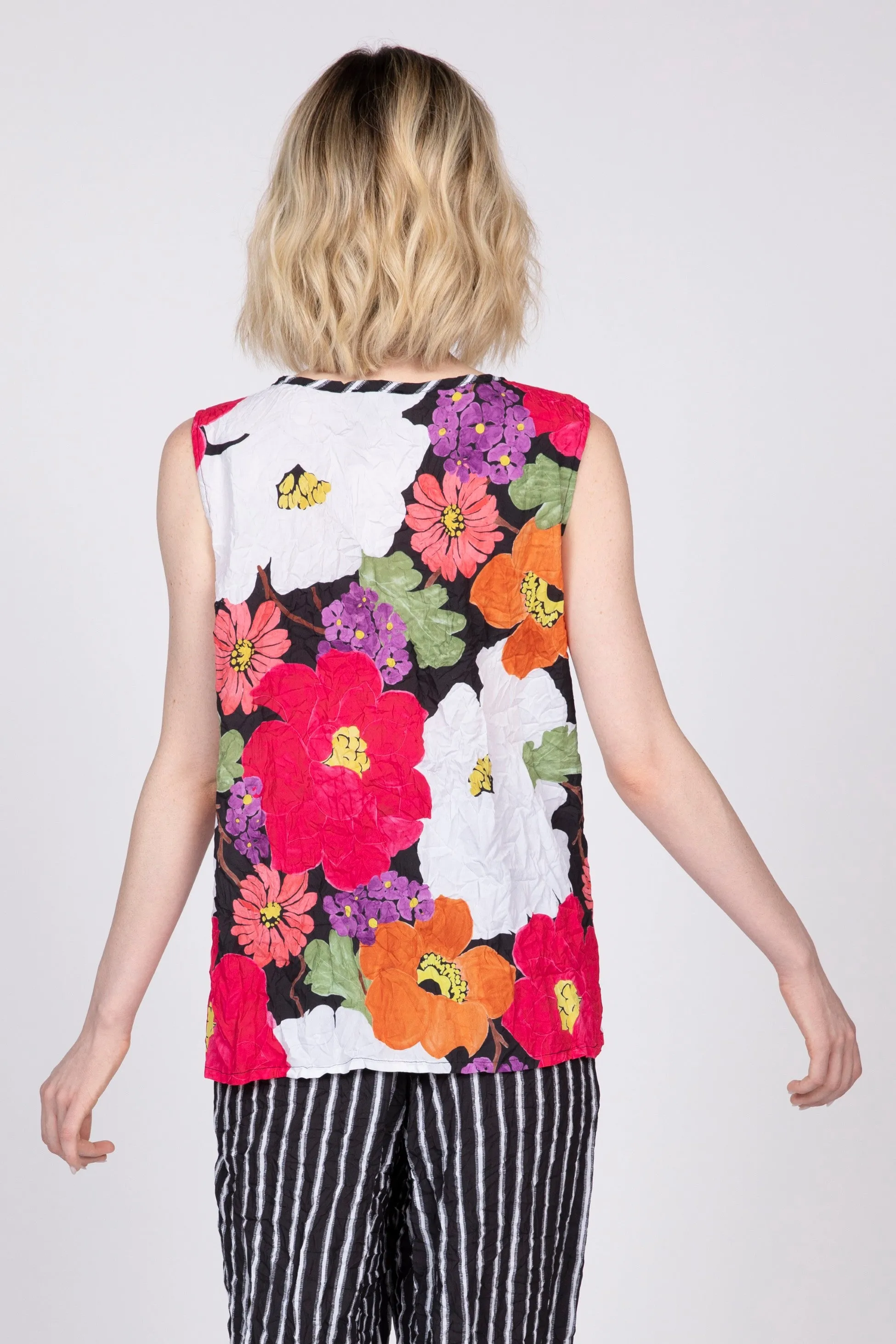 Siesta Floral Crinkle Crepe Swing Top sold by Habitat product image thumbnail 4