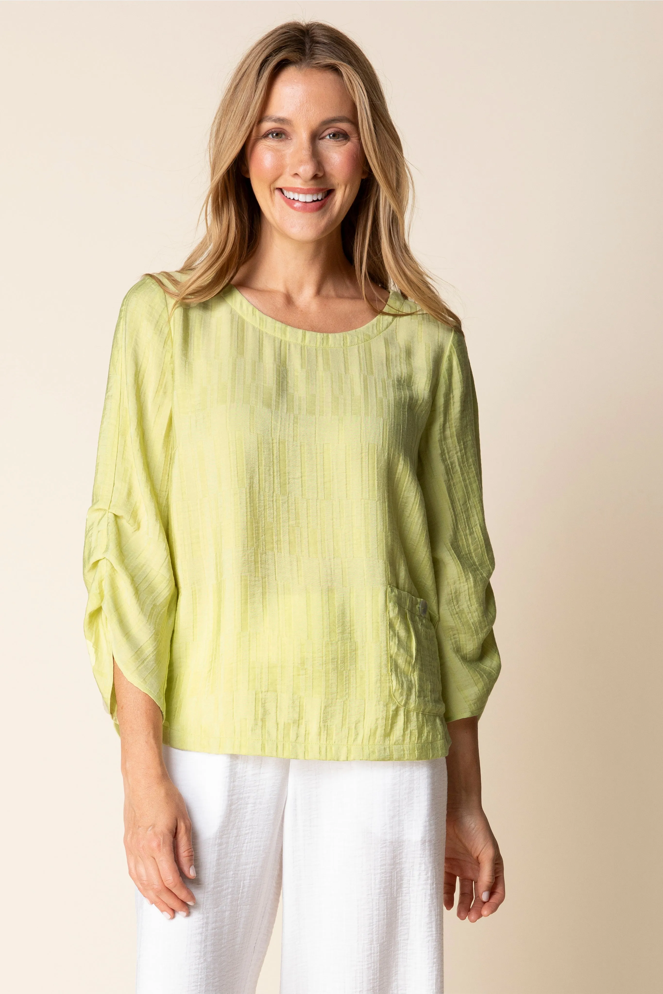 Whisper Jacquard Rayon Pleat Top sold by Habitat product image thumbnail 2