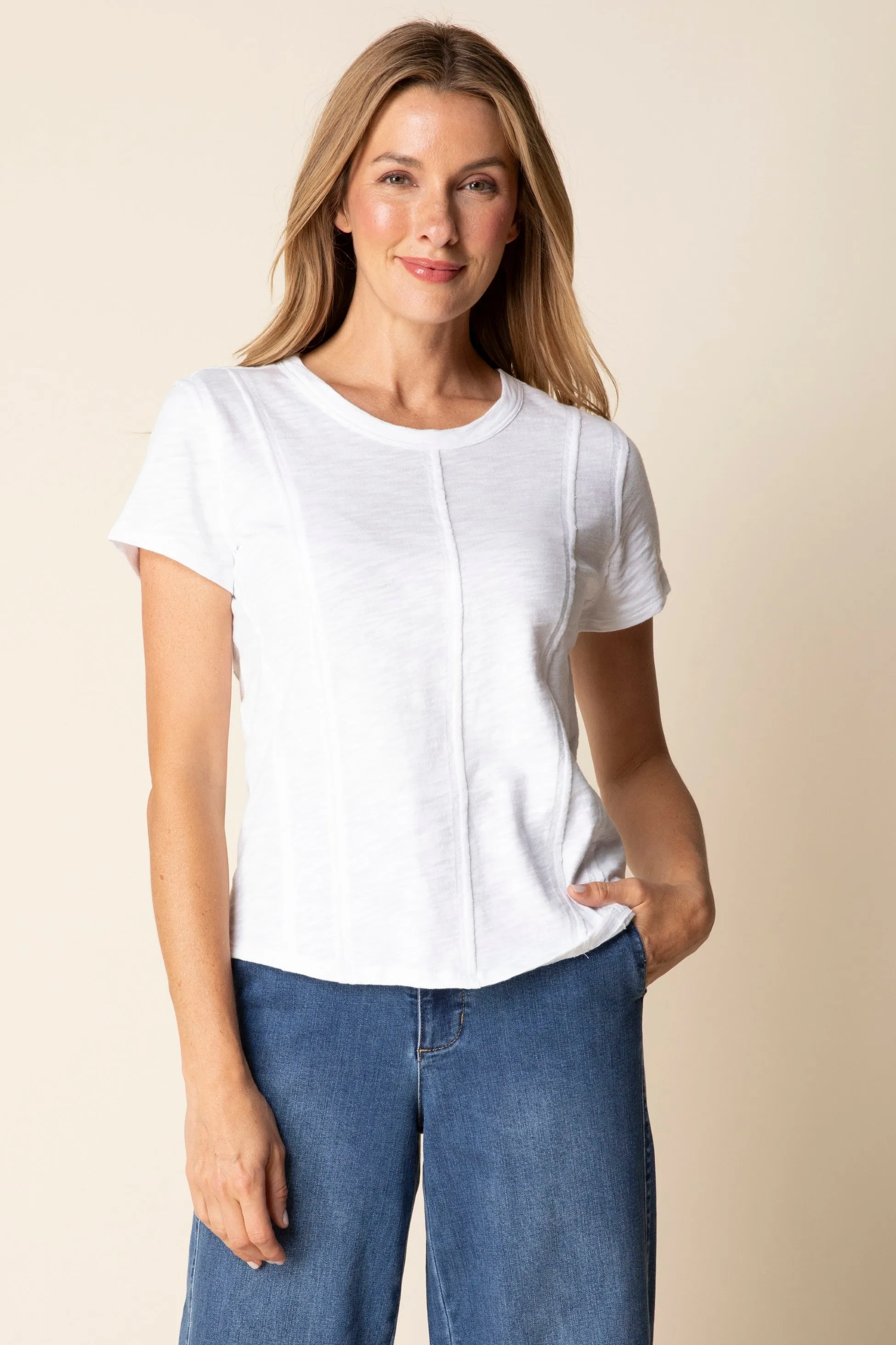 Cotton Pebble Jet Set Tee sold by Habitat