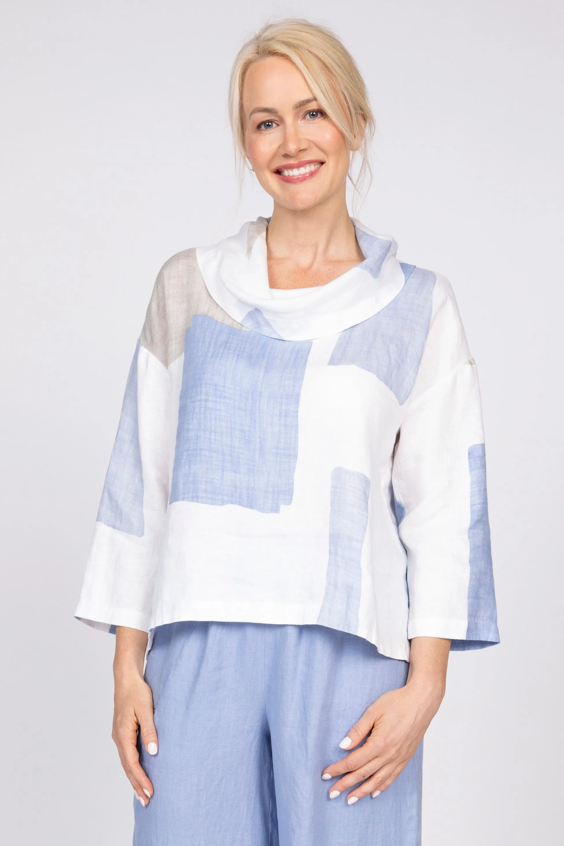 Coastal Colorblock Stay Centered Cowl sold by Habitat product image thumbnail 2