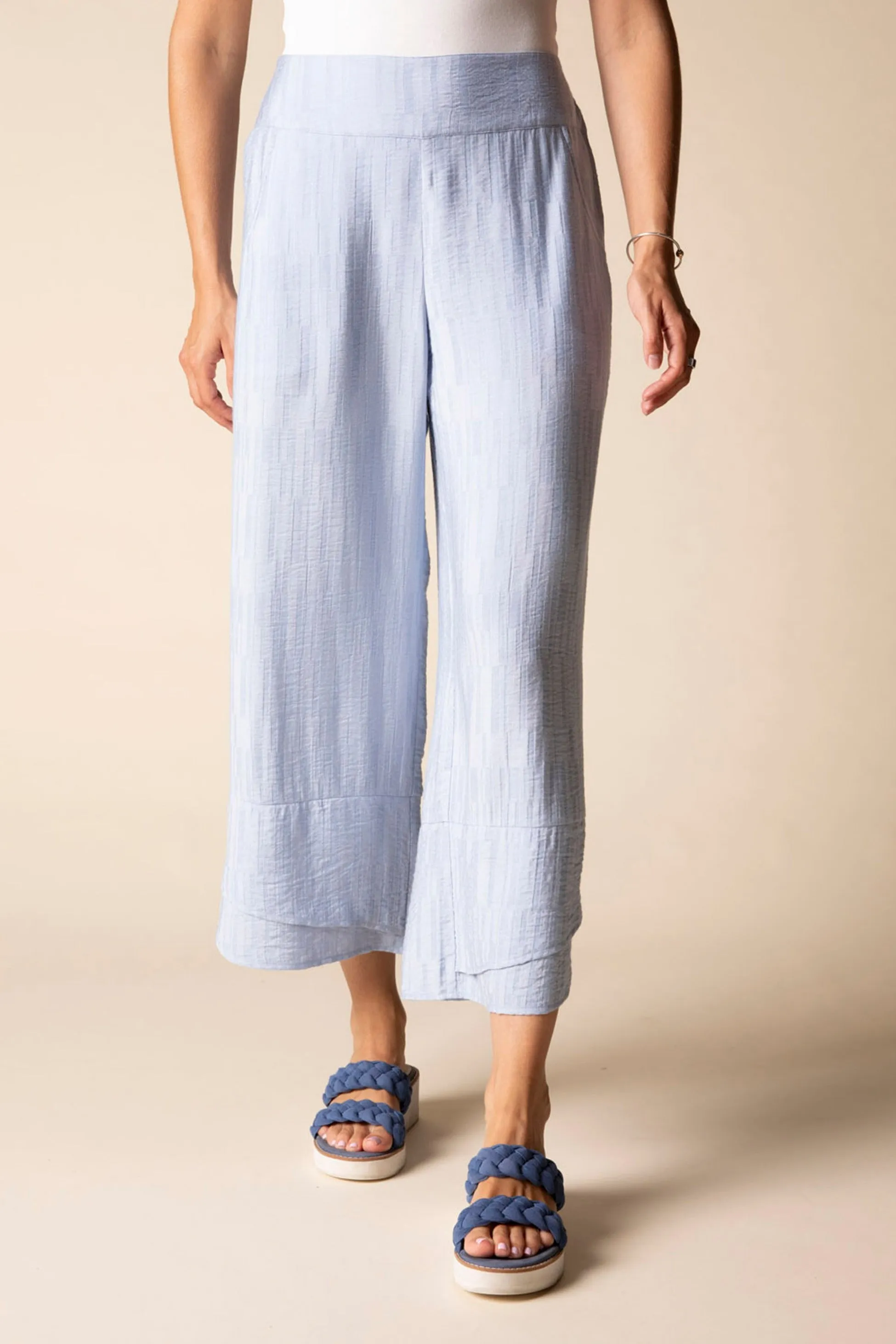 Whisper Jacquard Rayon Crop Pant sold by Habitat product image thumbnail 2