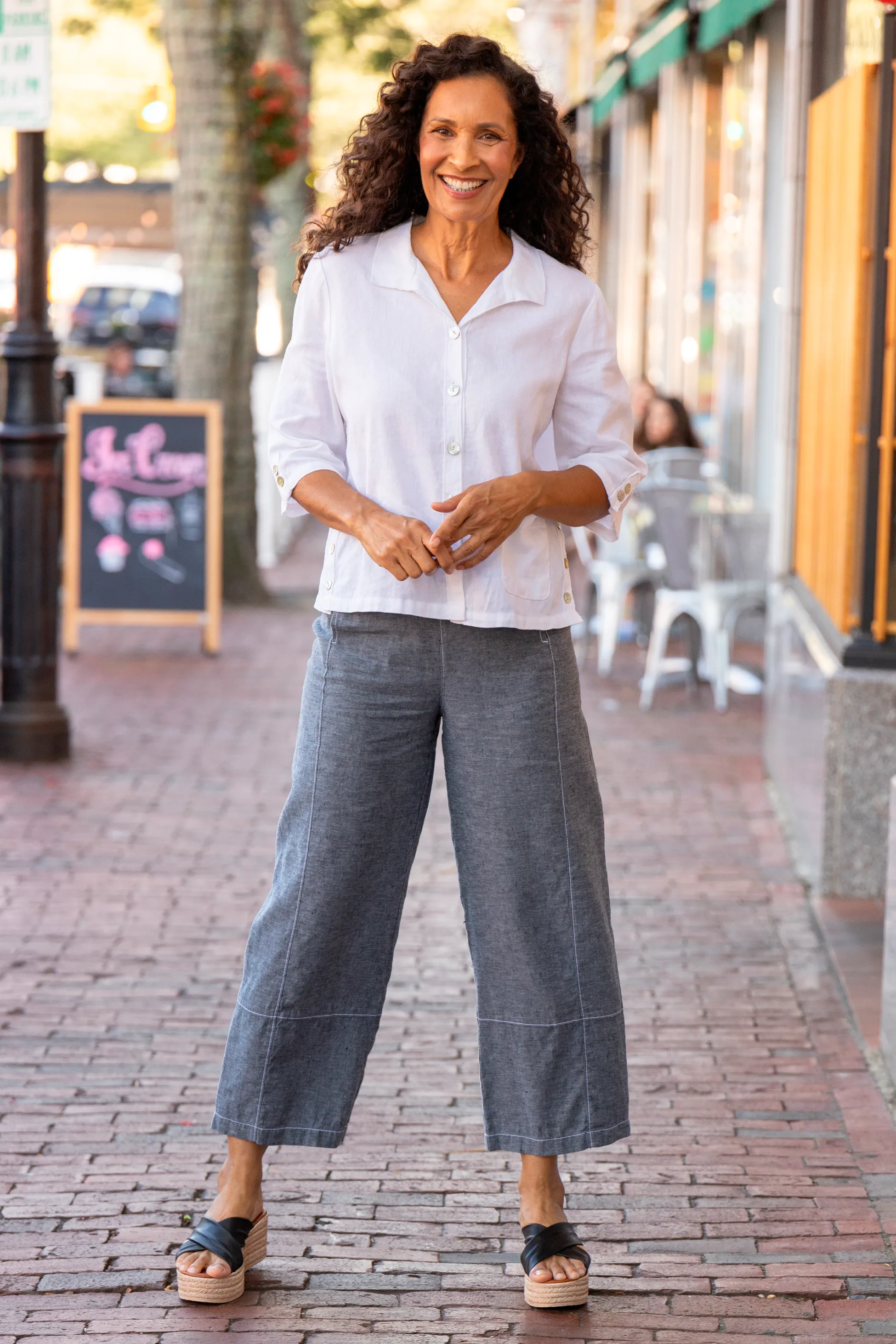 Contrast Seams Crop Pant sold by Habitat product image thumbnail 5