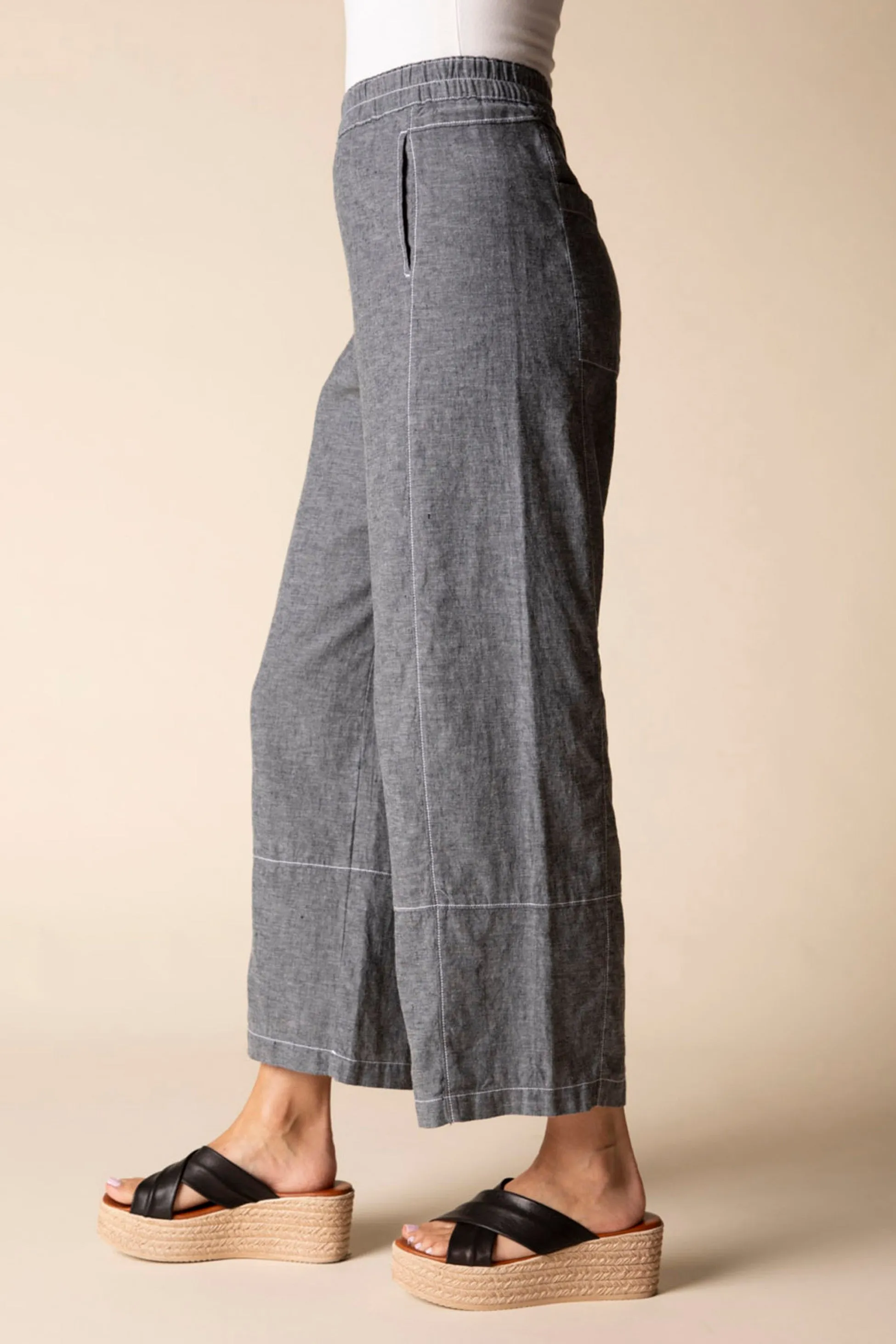 Contrast Seams Crop Pant sold by Habitat product image thumbnail 4