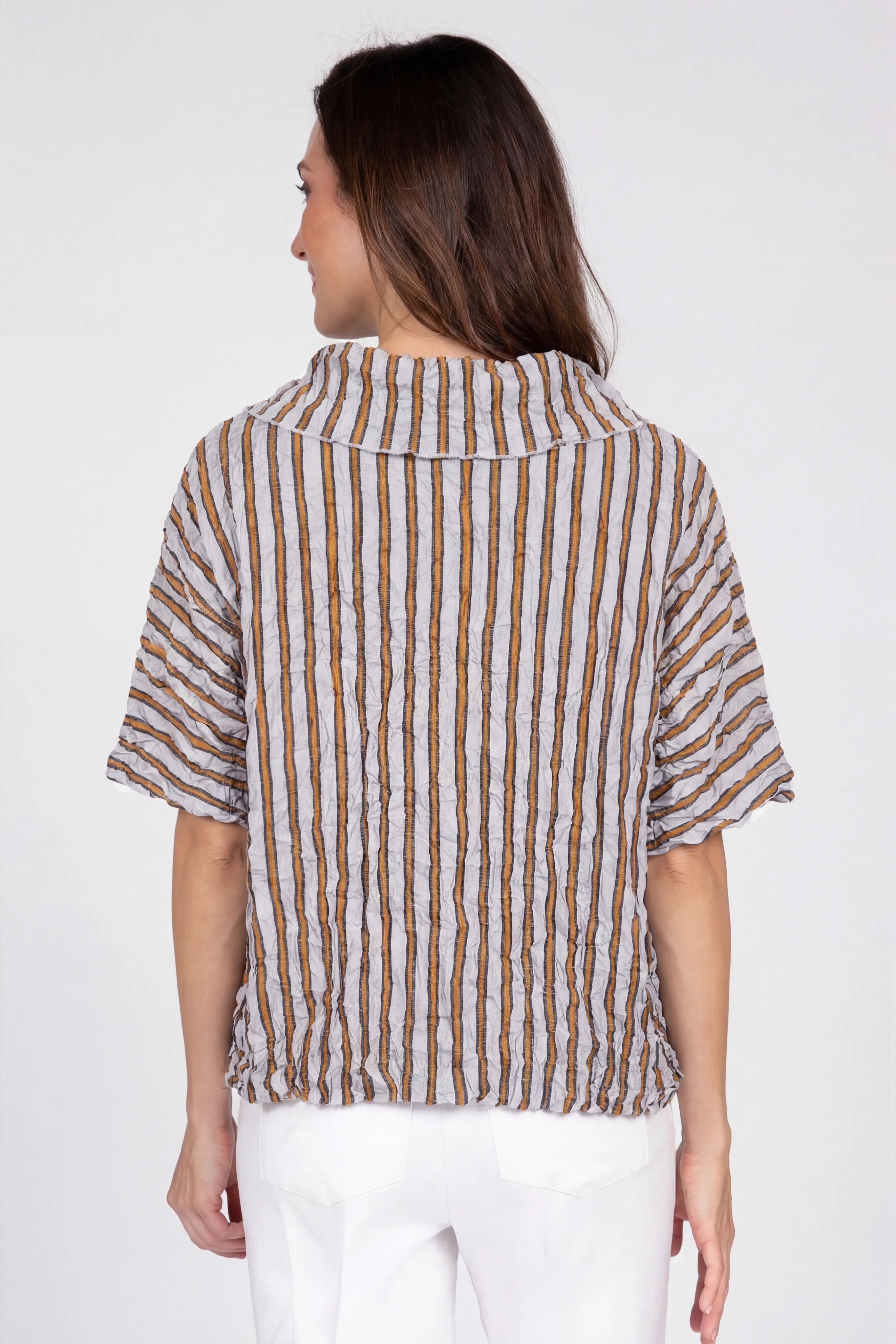SOL Stripe Crinkle Crepe Pullover sold by Habitat product image thumbnail 2