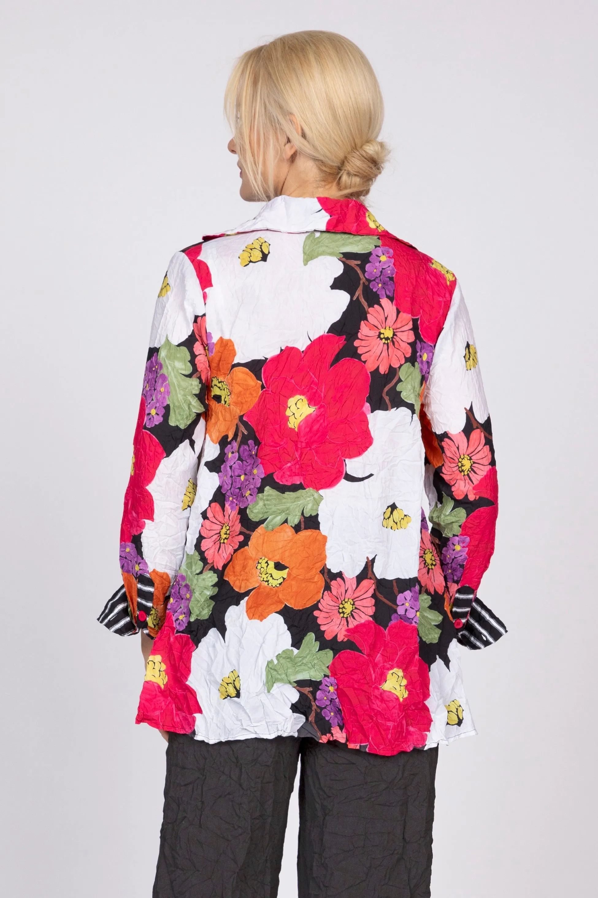 Siesta Floral Crinkle Crepe Mixed Shirt sold by Habitat product image thumbnail 3