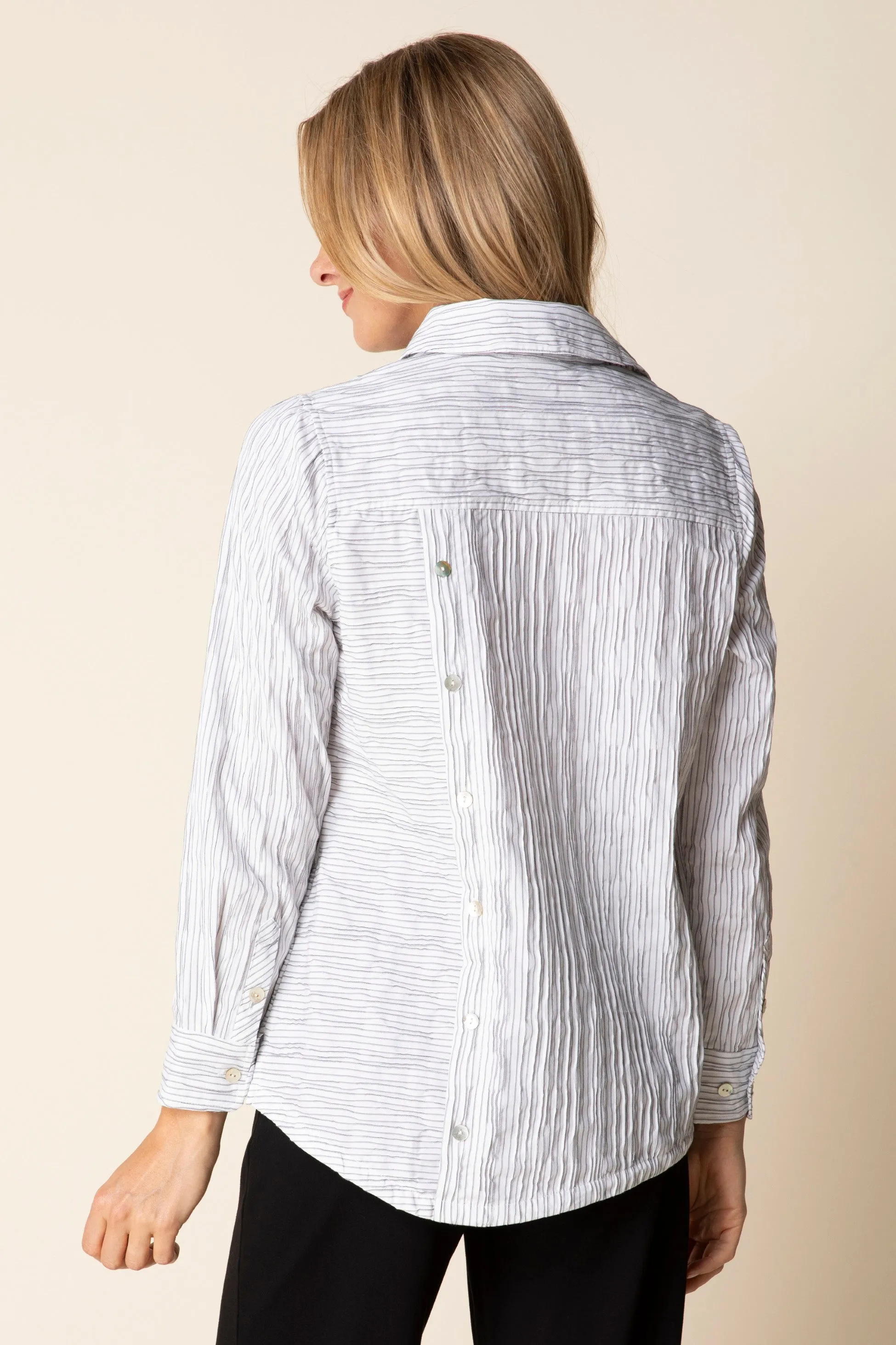 Santorini Stripe Selene Shirt sold by Habitat product image thumbnail 2