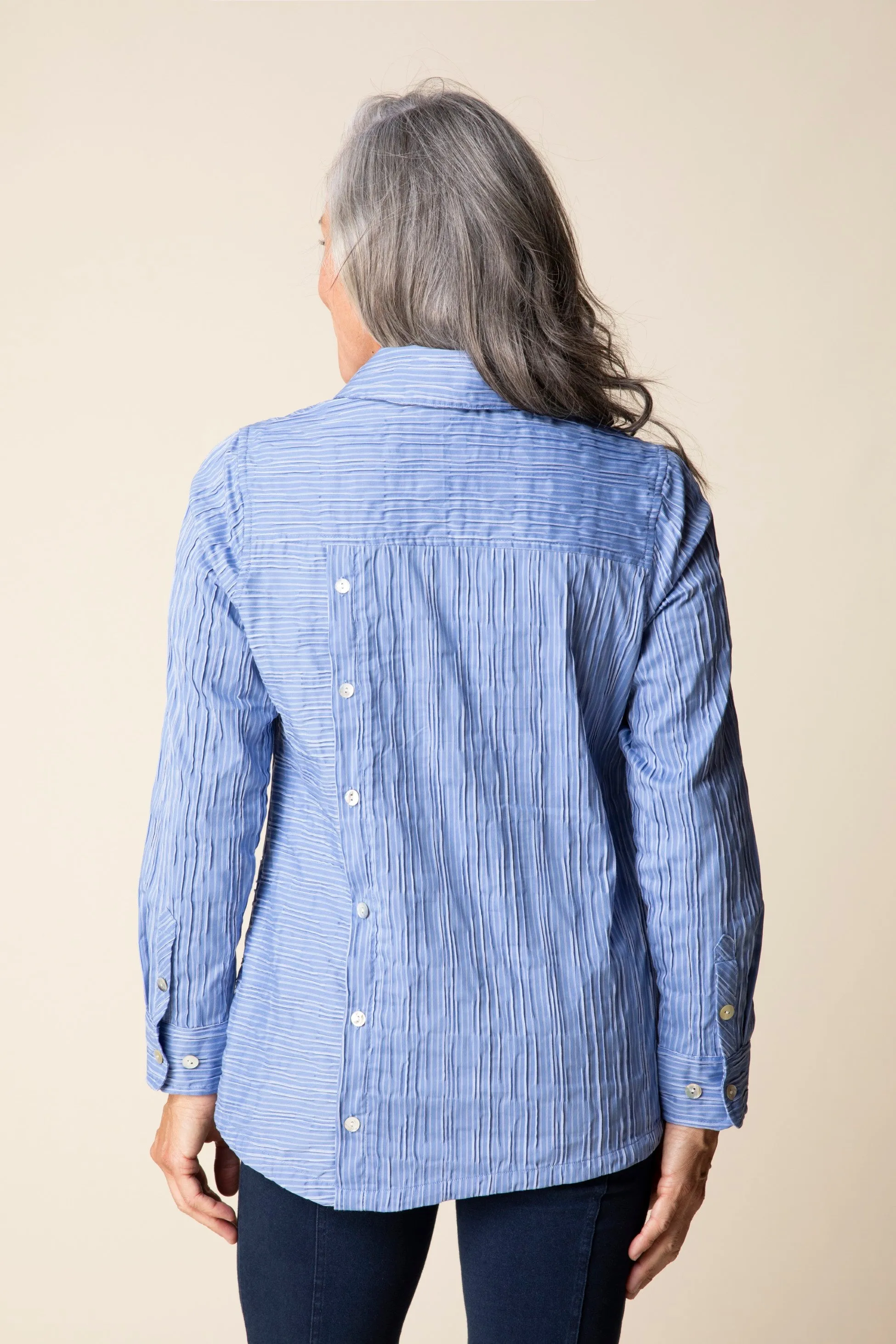 Santorini Stripe Selene Shirt sold by Habitat product image thumbnail 5