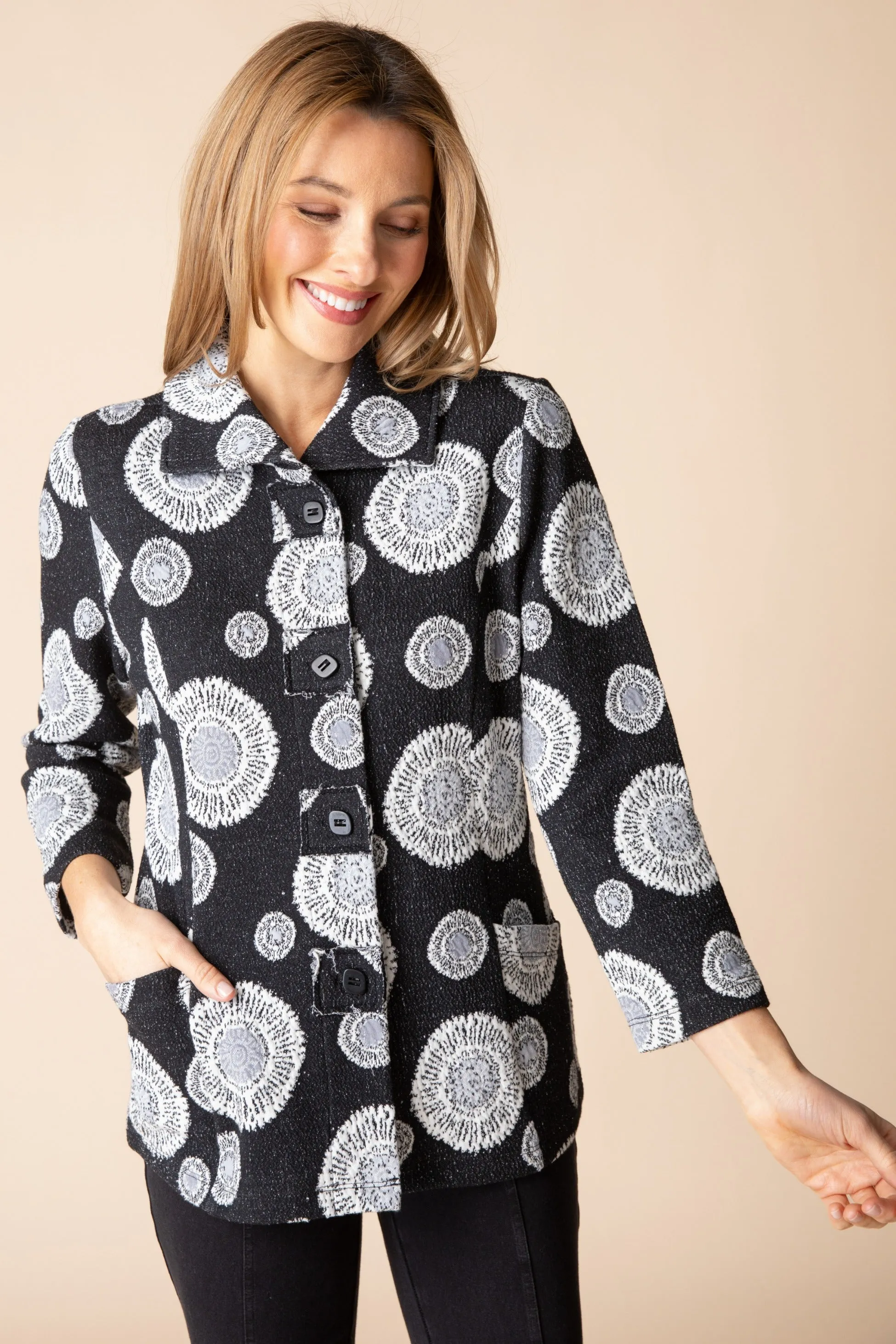 Circle Back Patch Button Jacket sold by Habitat product image thumbnail 2