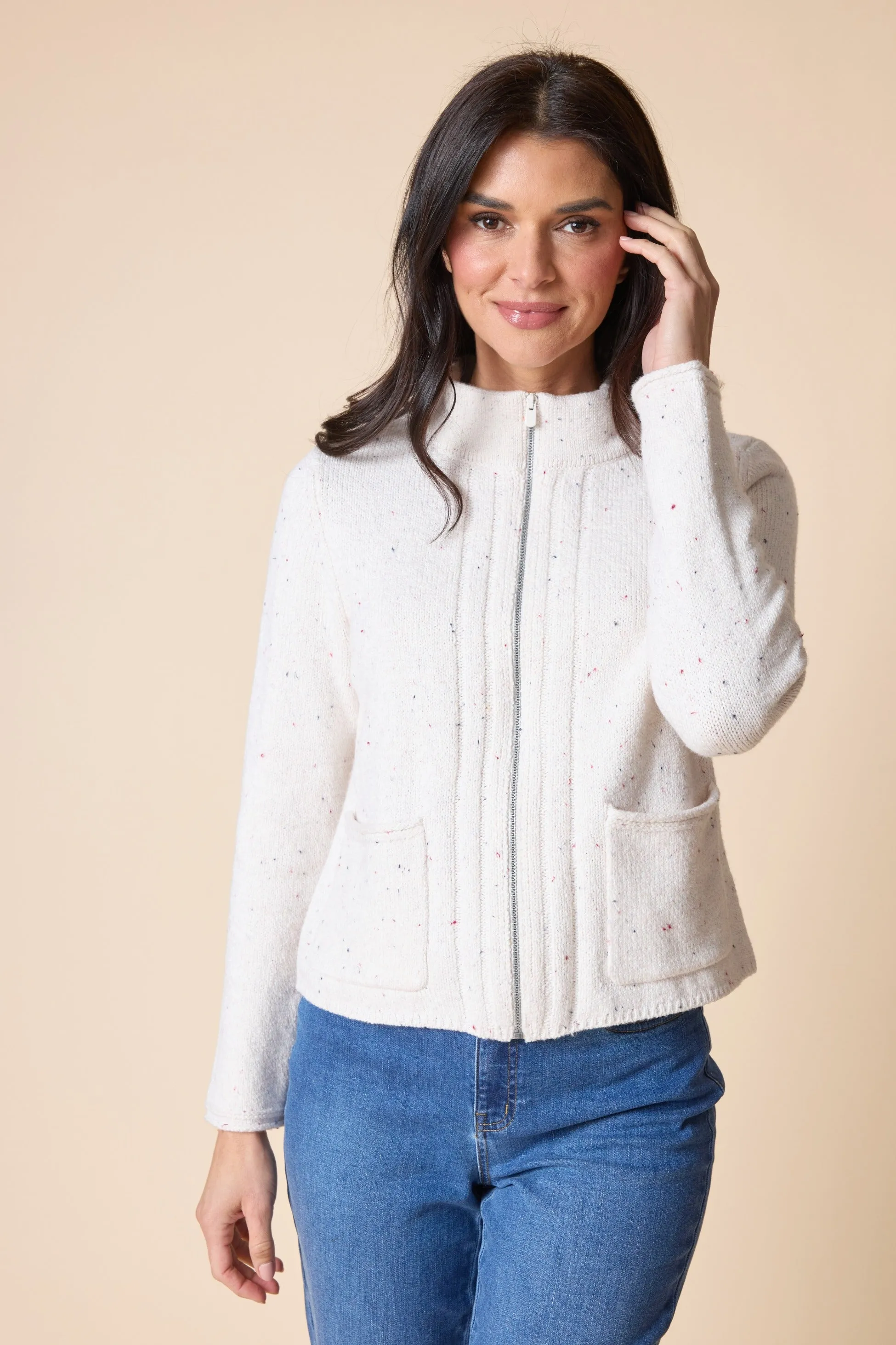 Harvest Tweed Zip Cardi sold by Habitat product image thumbnail 4