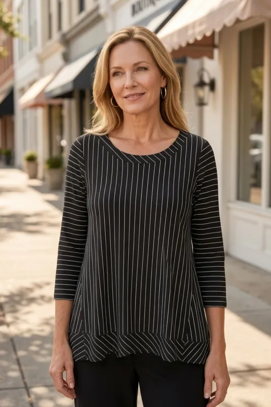 Core Travel Stripe Tunic made by Habitat