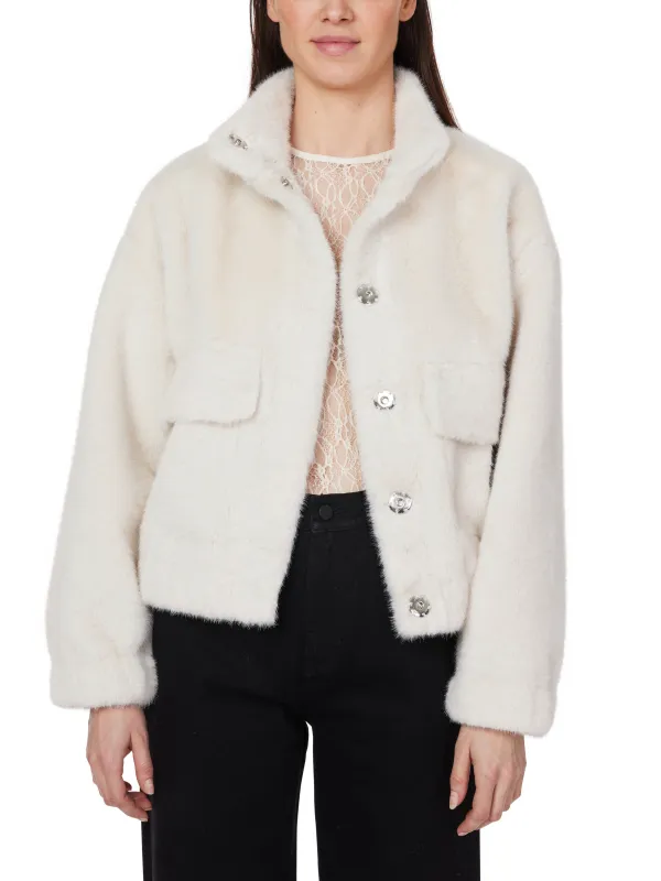 Fur Utility Jacket sold by Habitual