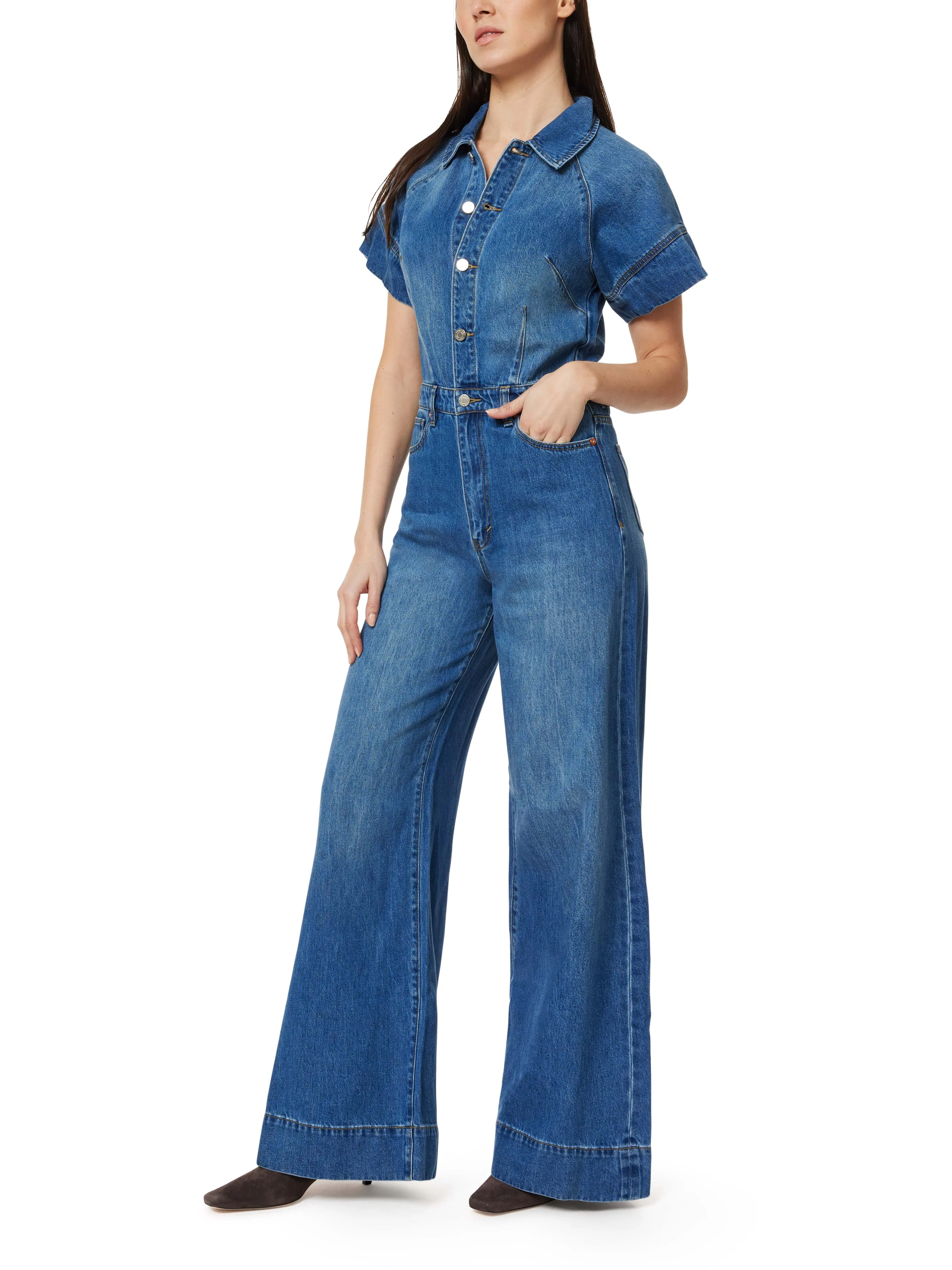 Relaxed Flare Jumpsuit sold by Habitual product image thumbnail 2
